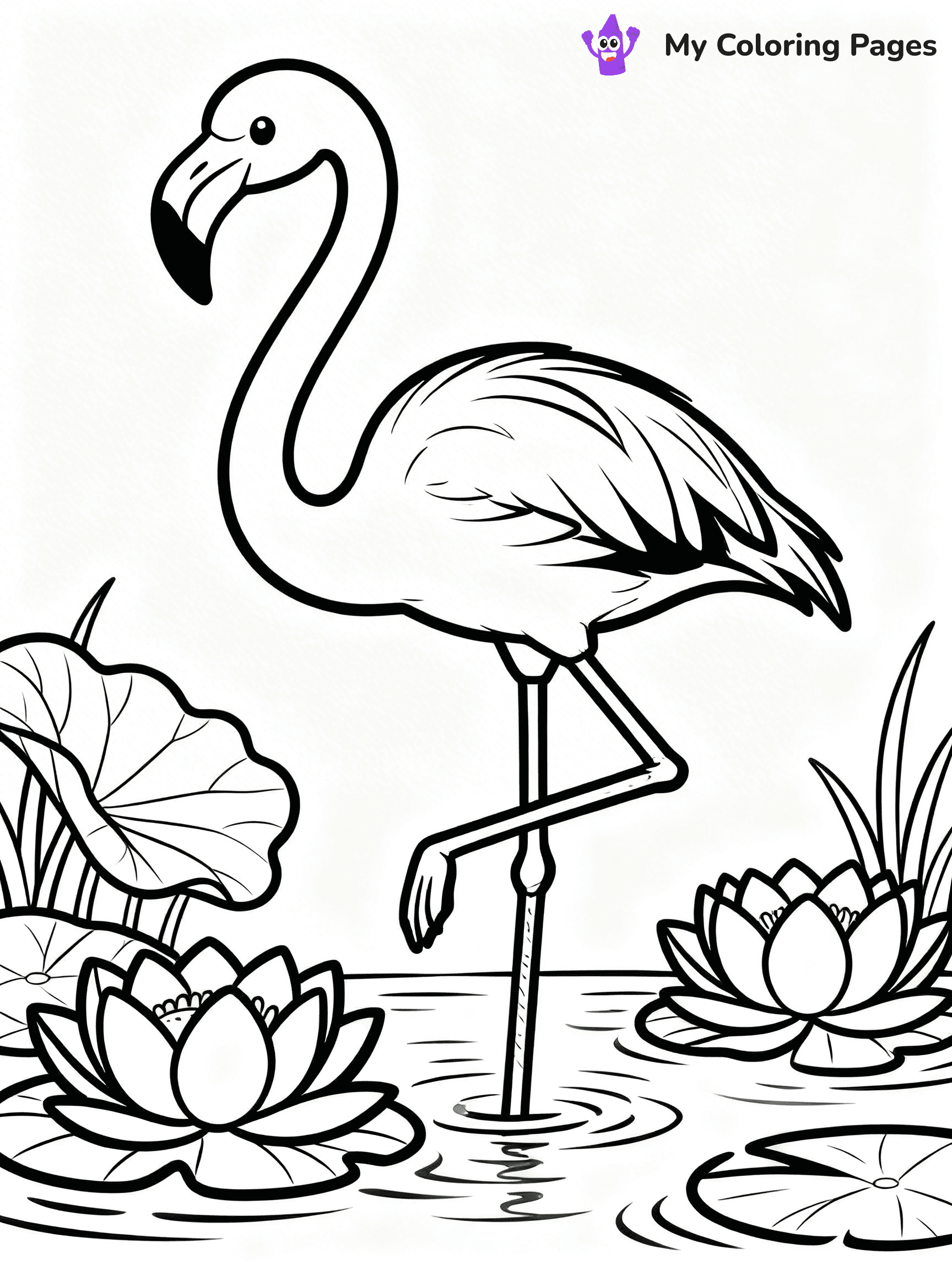 Easy Bird Coloring Pages - 151