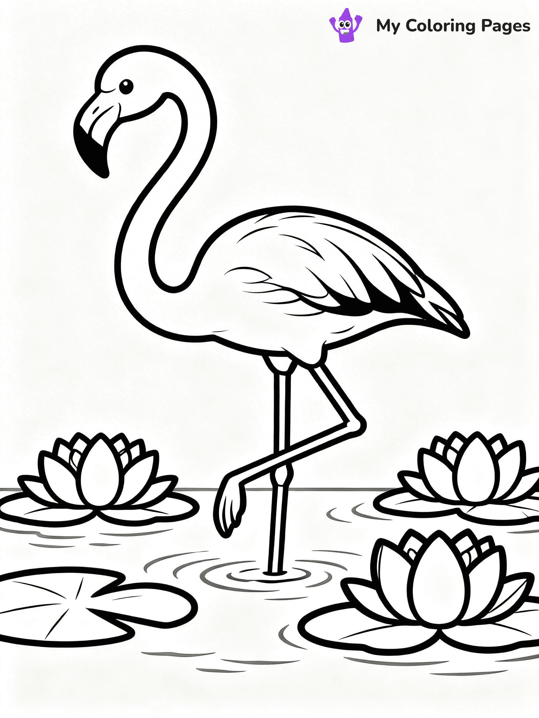 Easy Bird Coloring Pages - 148