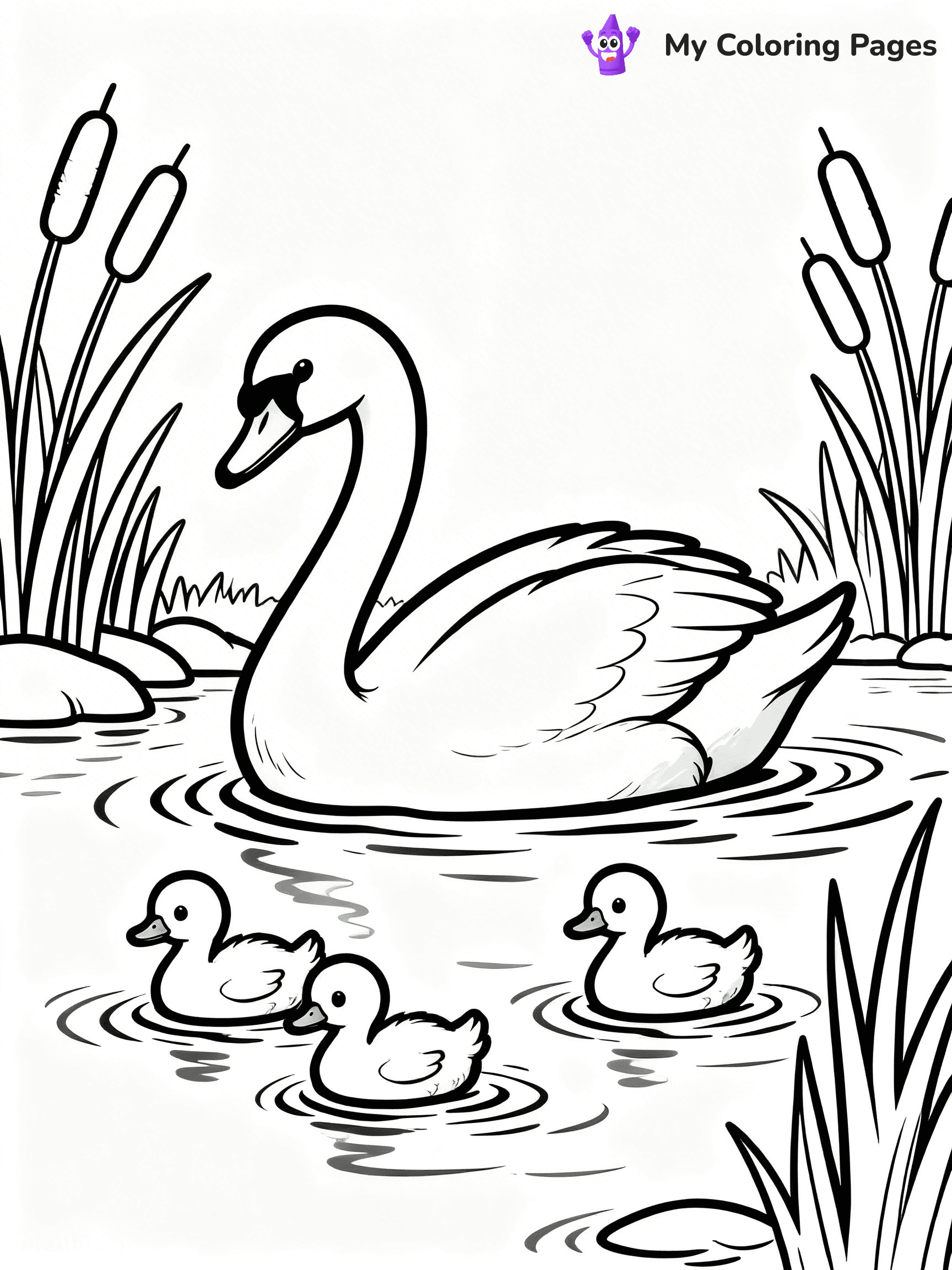 Easy Bird Coloring Pages - 103