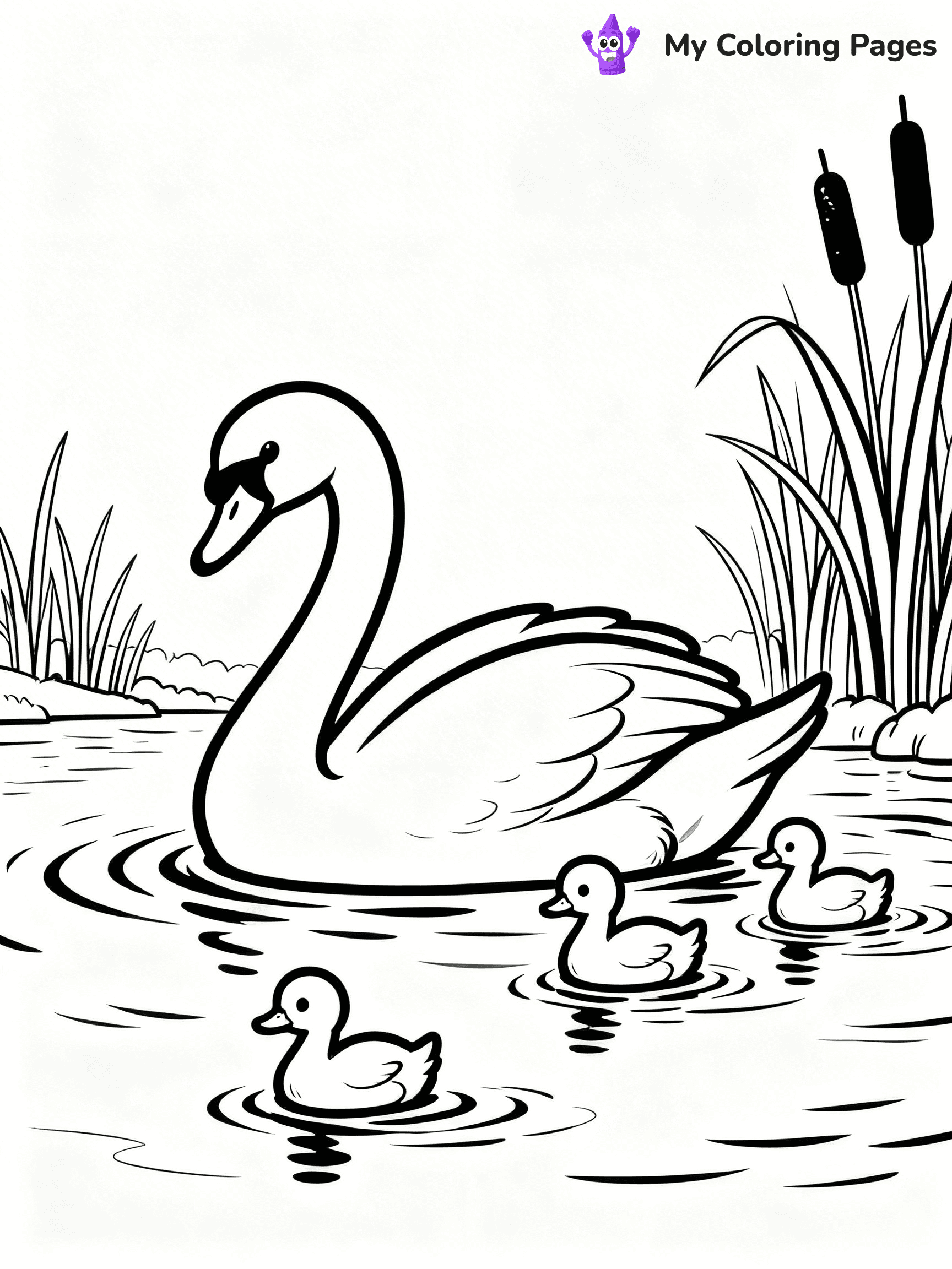 Easy Bird Coloring Pages - 102