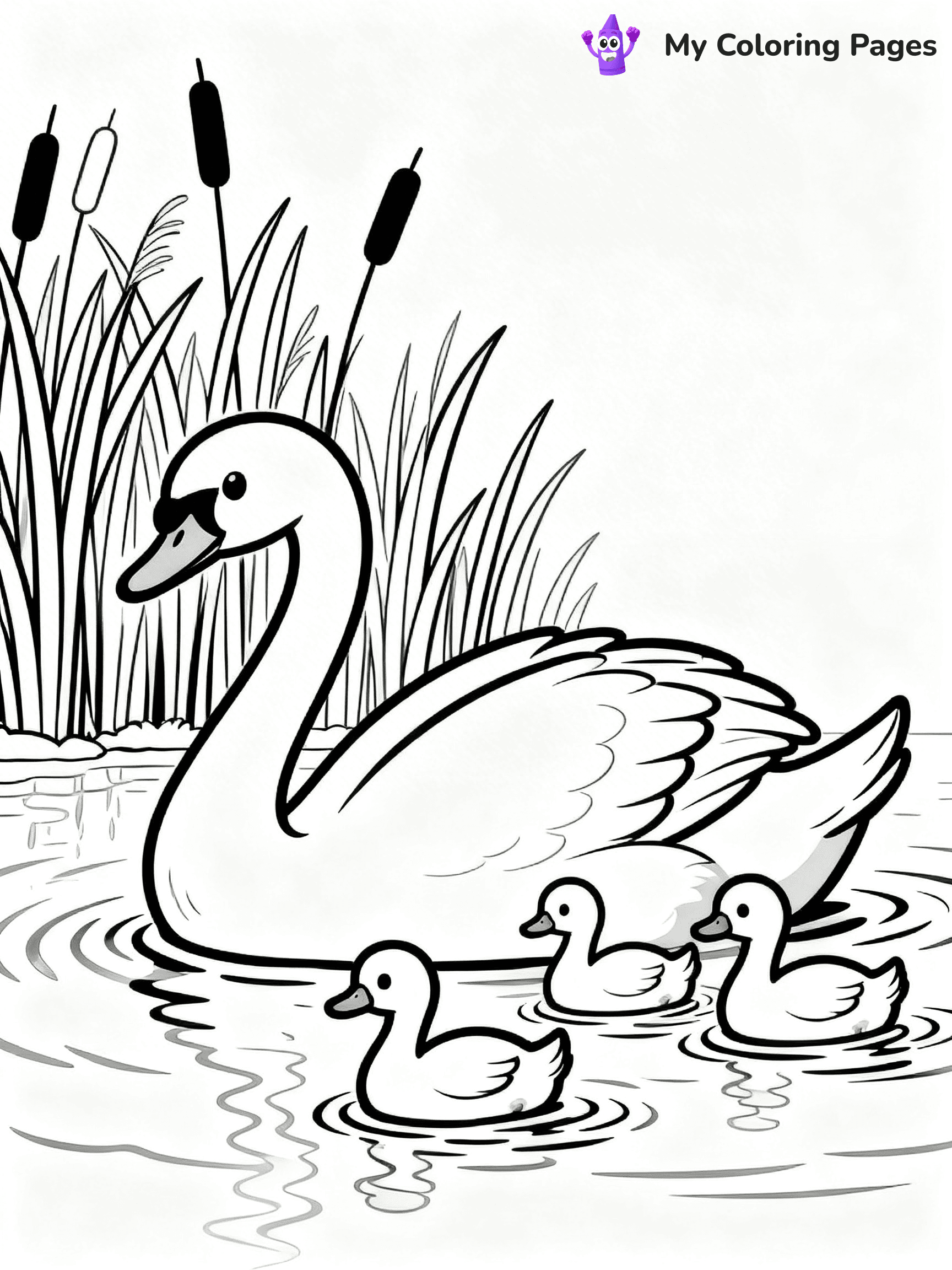 Easy Bird Coloring Pages - 100