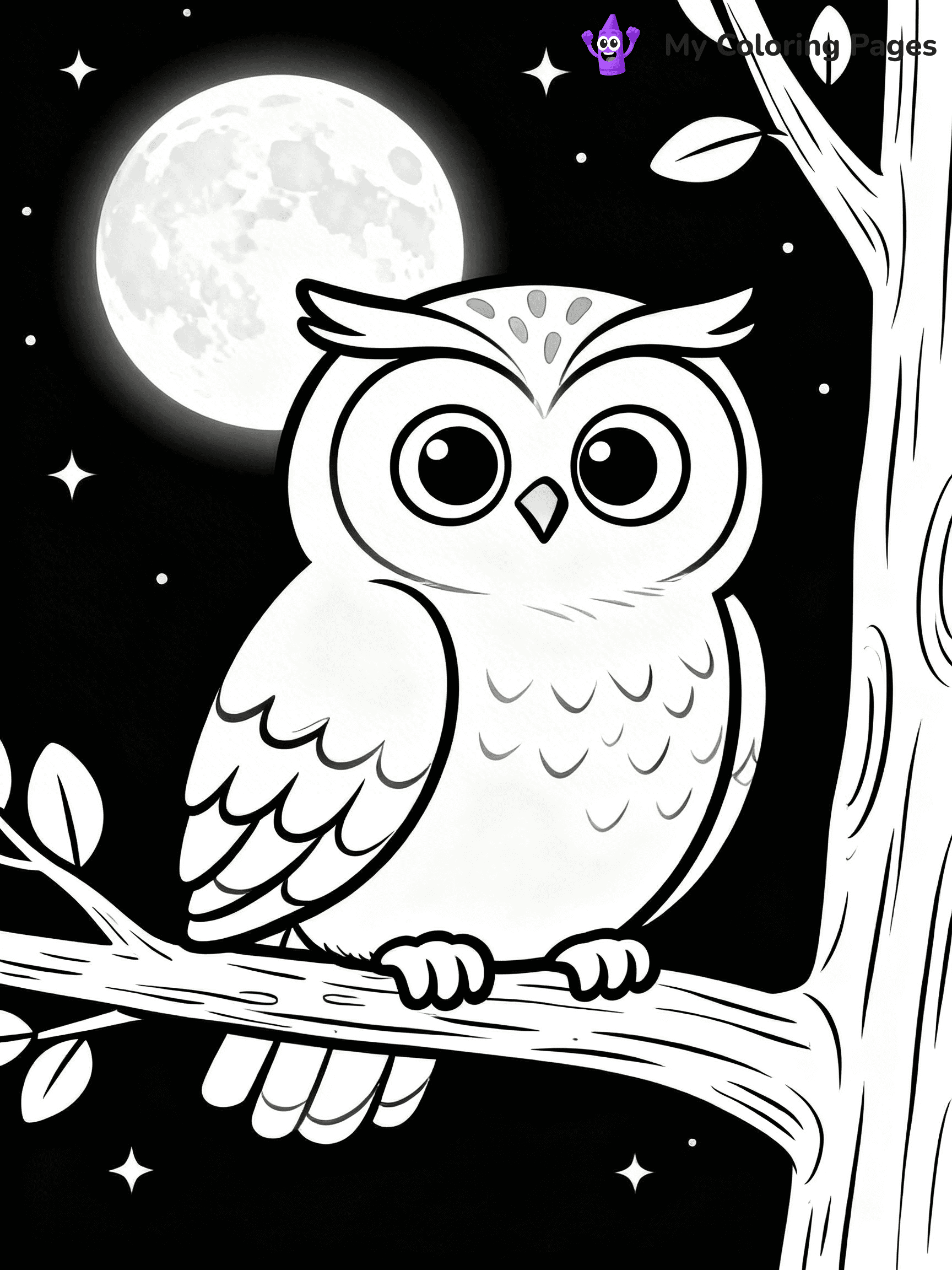 Easy Bird Coloring Pages - 77