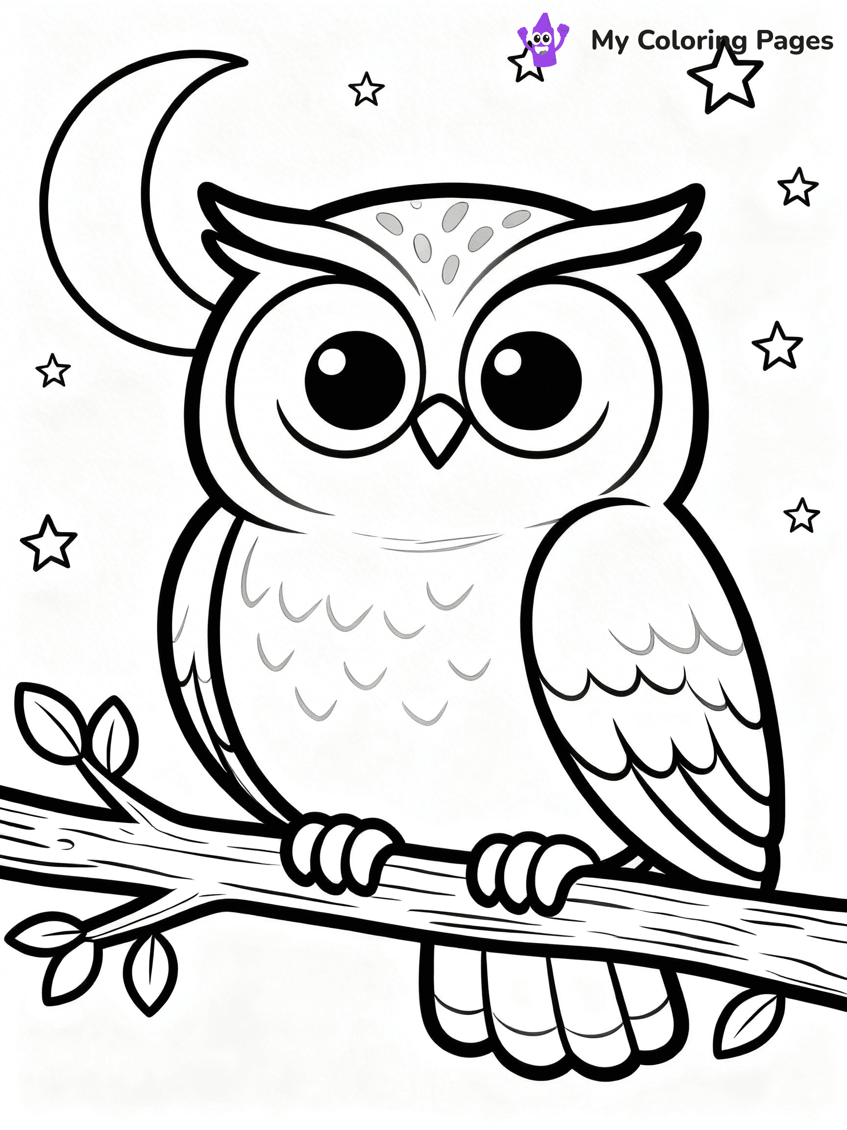 Easy Bird Coloring Pages - 76