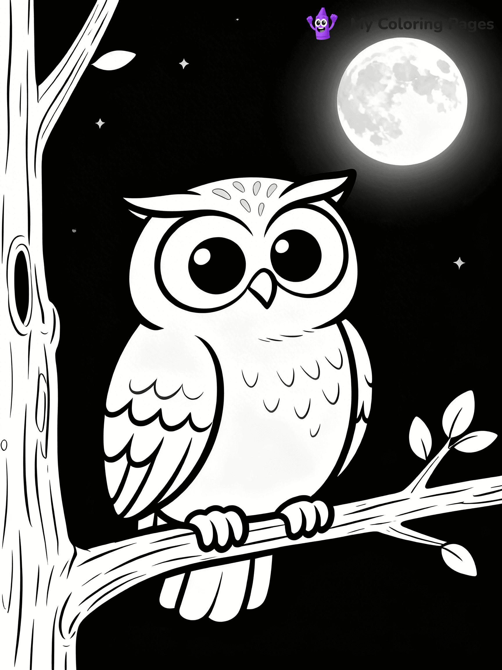 Easy Bird Coloring Pages - 72