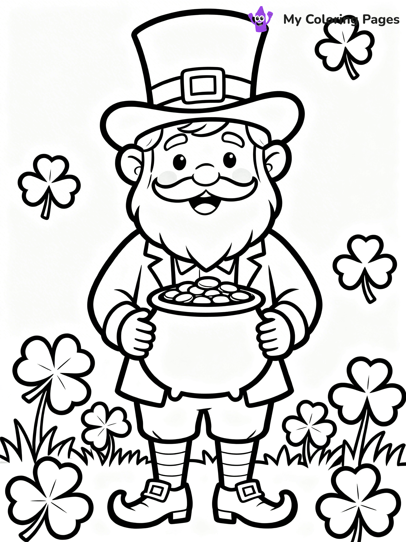 Shamrock Coloring Pages - 67