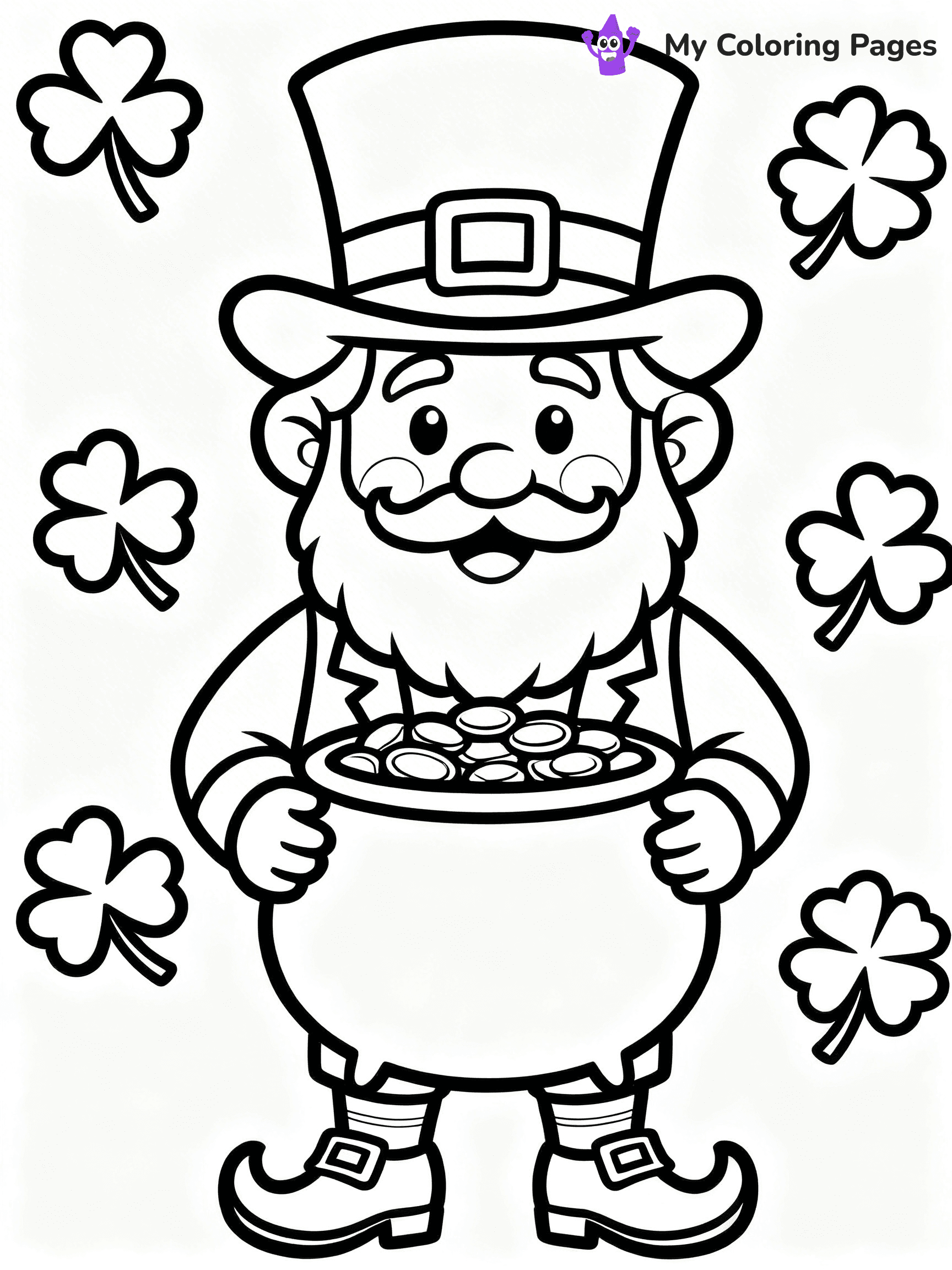 Shamrock Coloring Pages - 66
