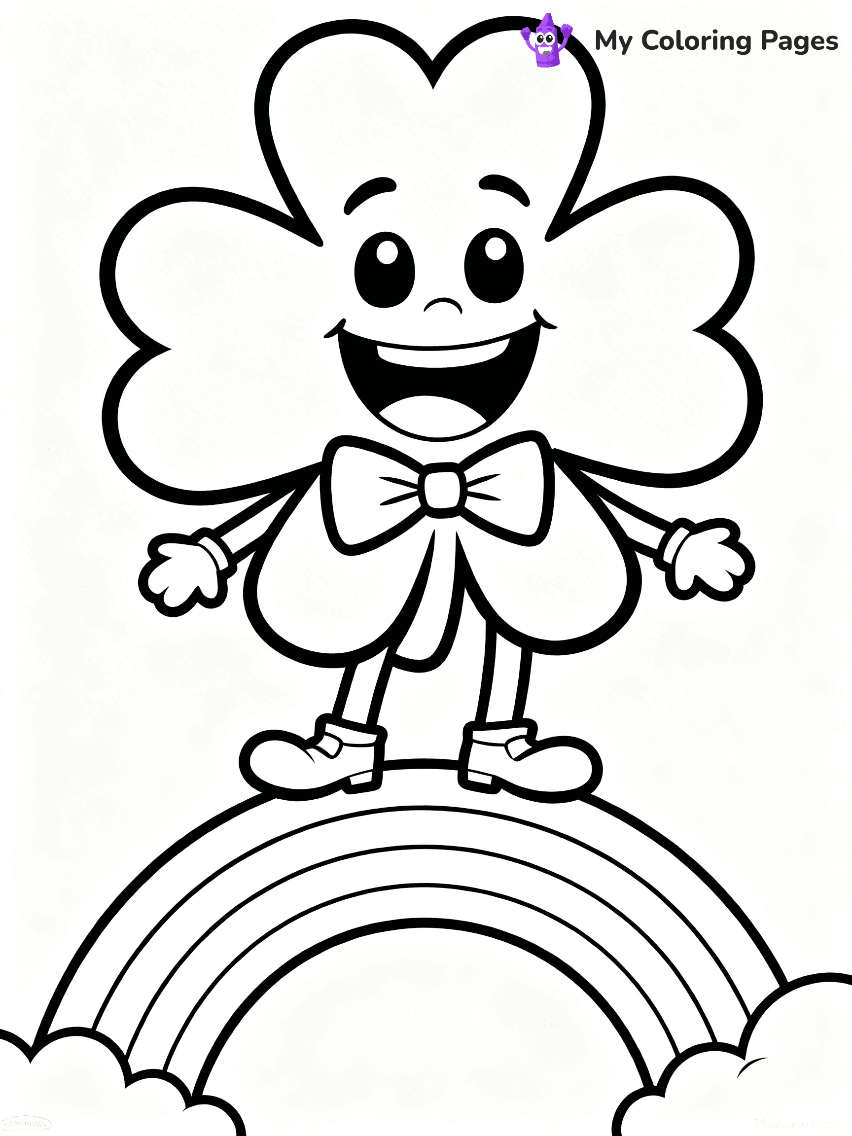 Shamrock Coloring Pages - 63