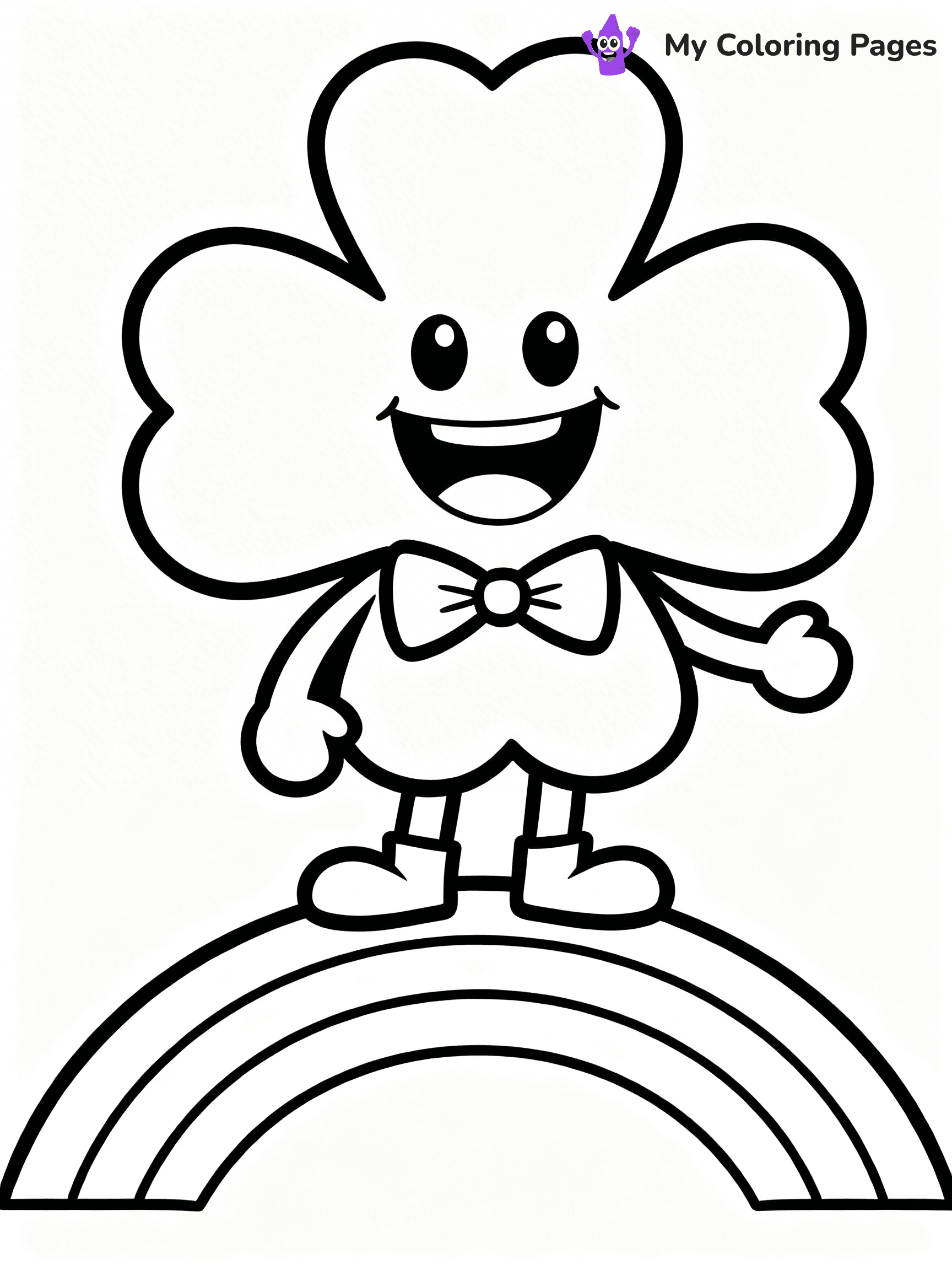 Shamrock Coloring Pages - 61