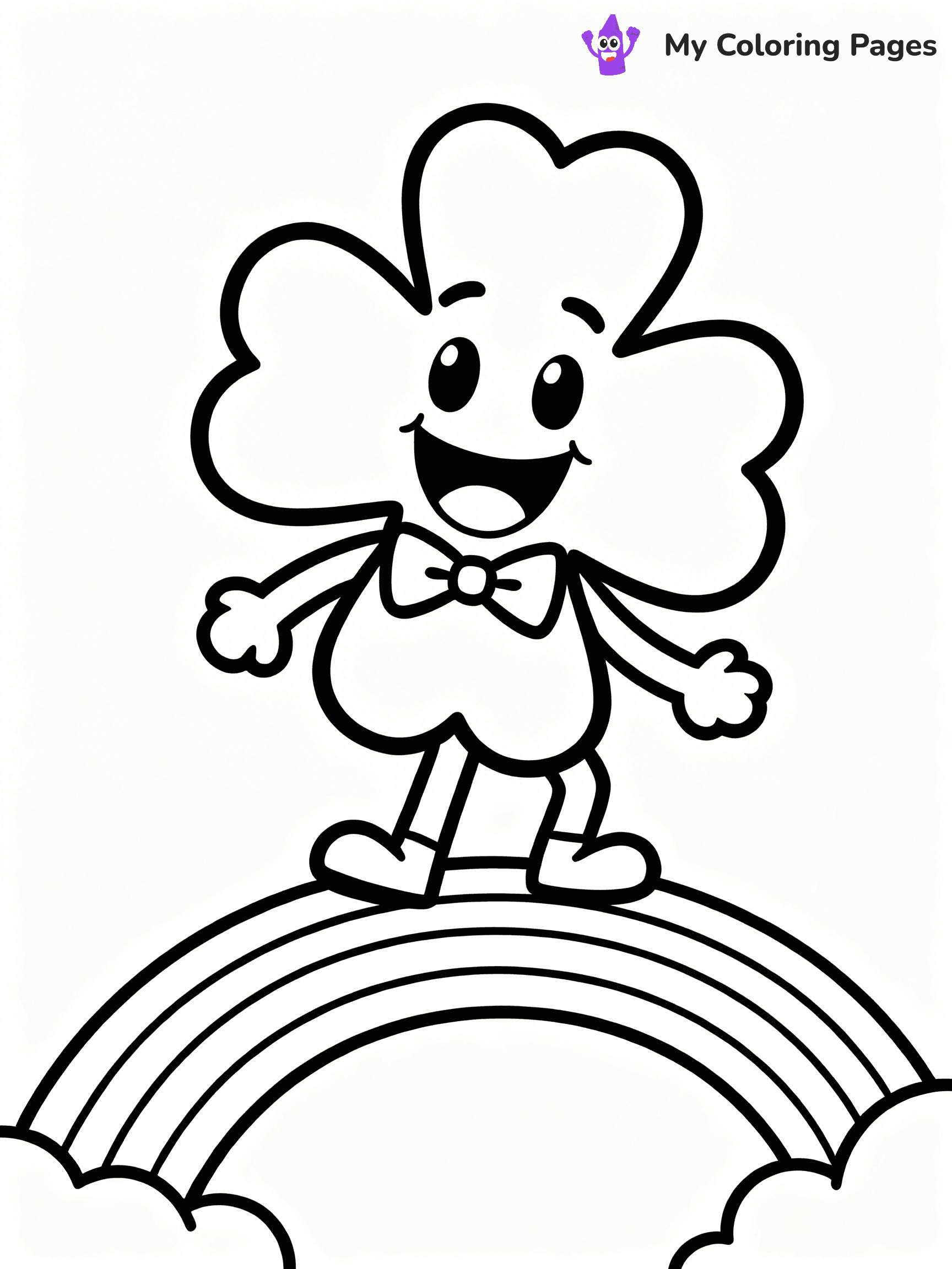 Shamrock Coloring Pages - 59
