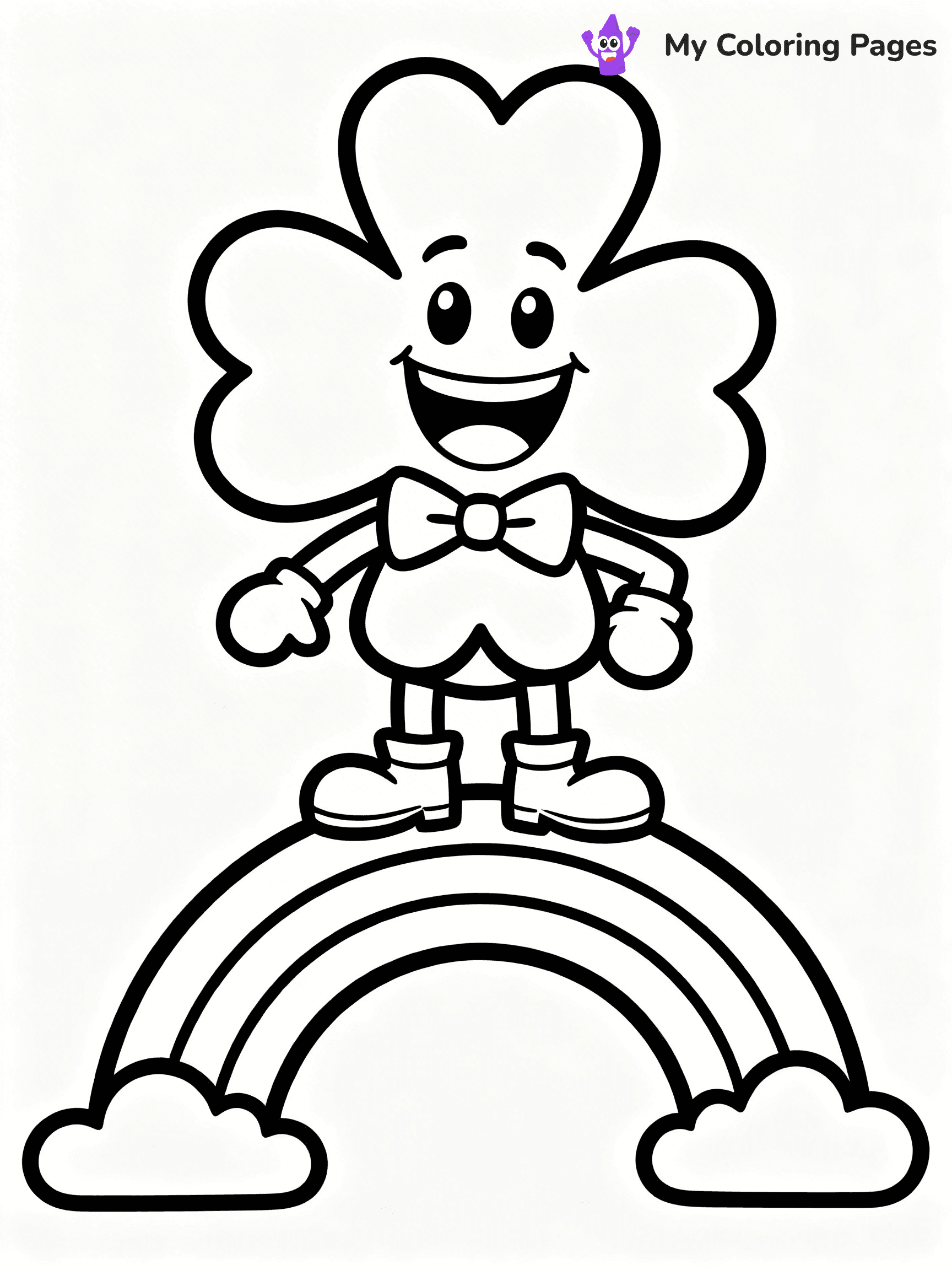Shamrock Coloring Pages - 58