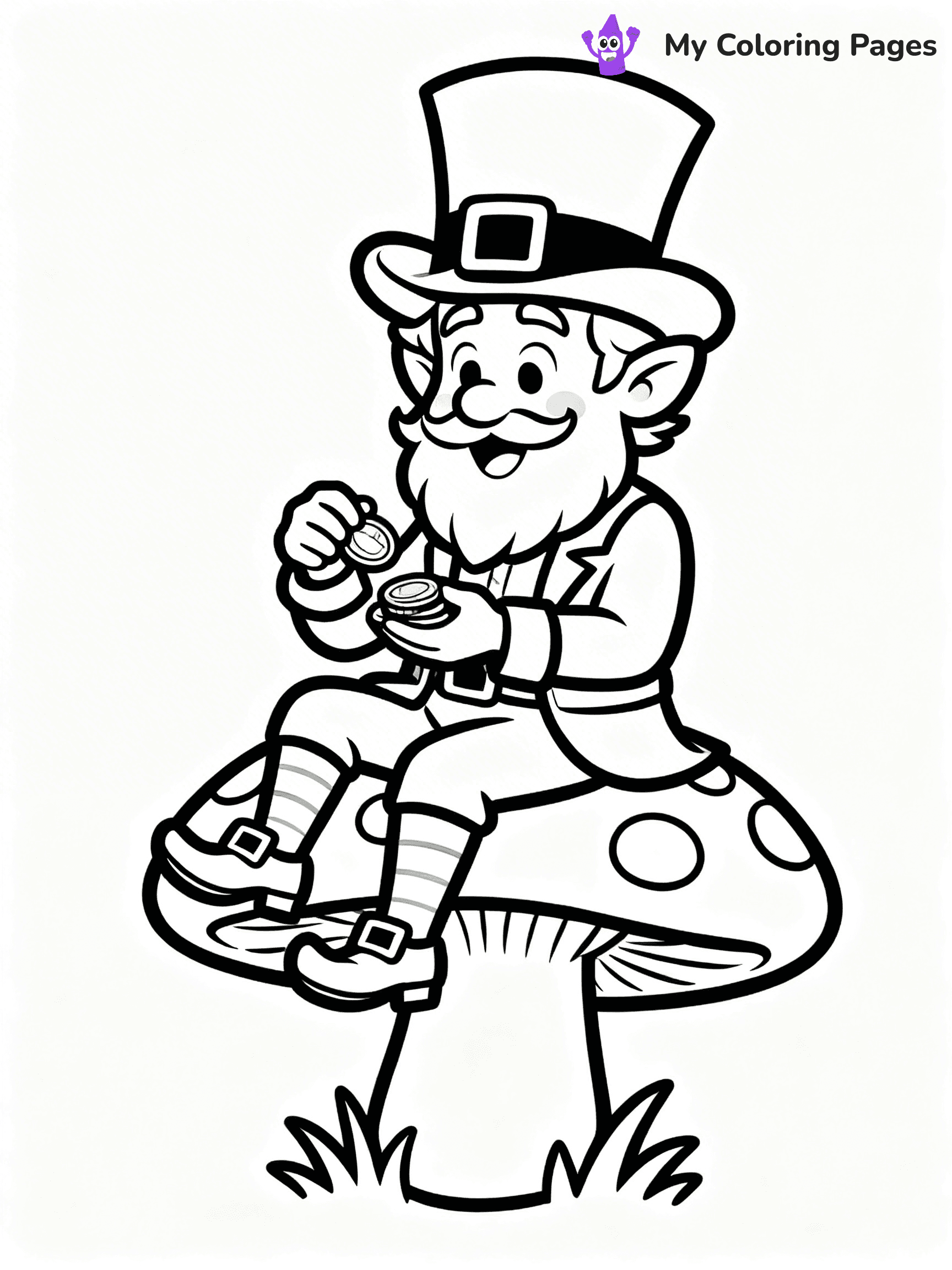 Shamrock Coloring Pages - 44