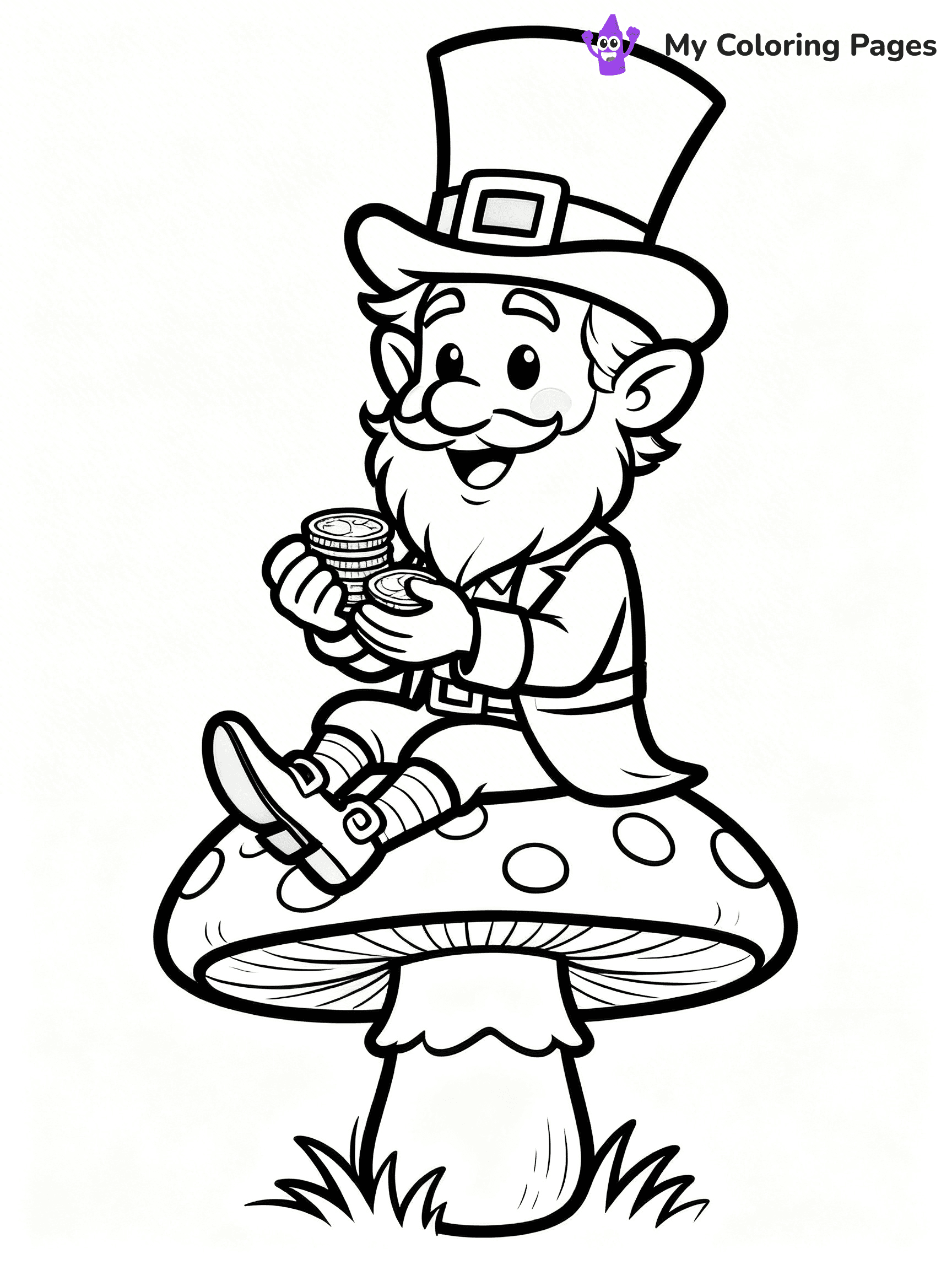 Shamrock Coloring Pages - 43