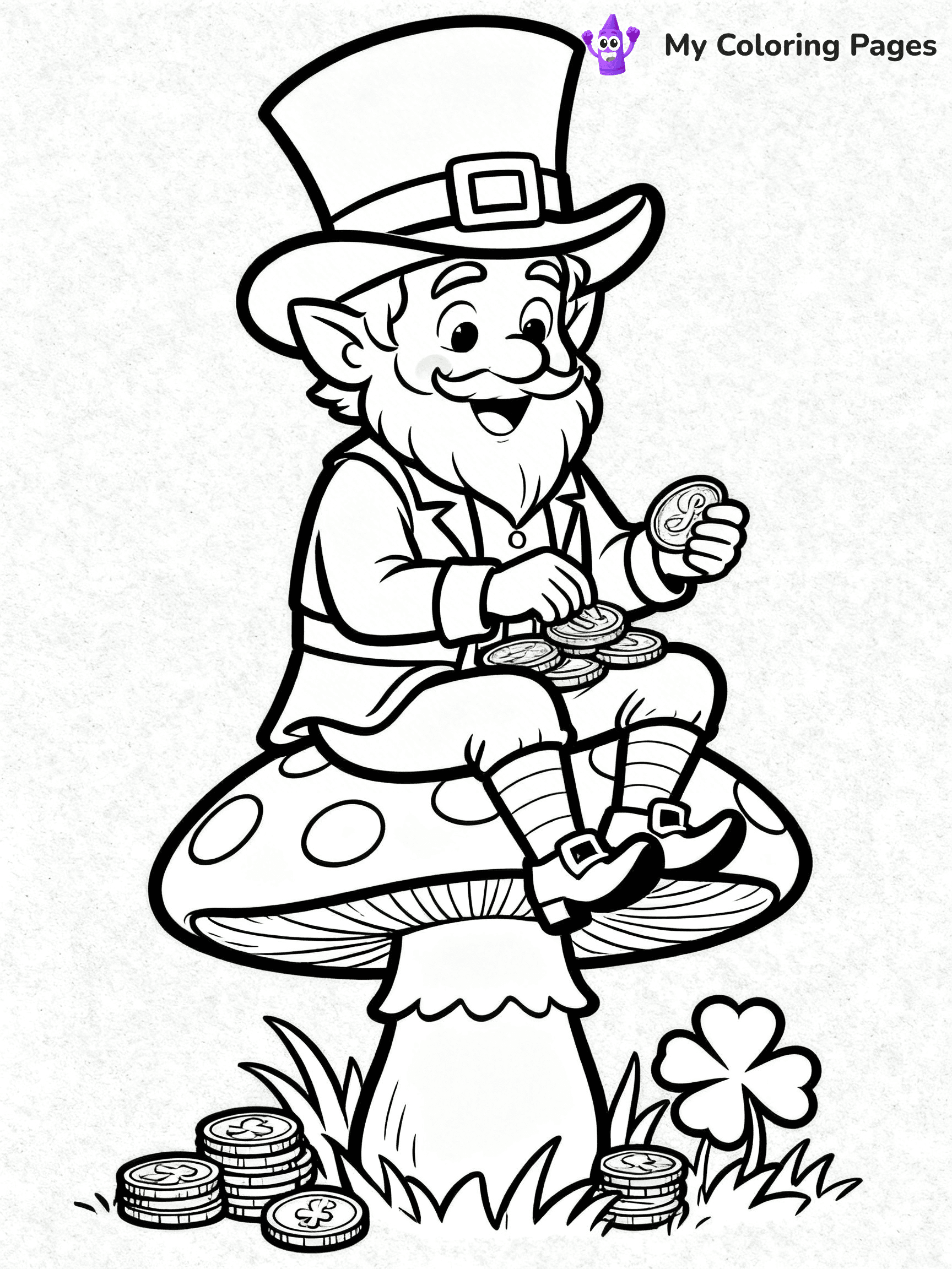 Shamrock Coloring Pages - 40