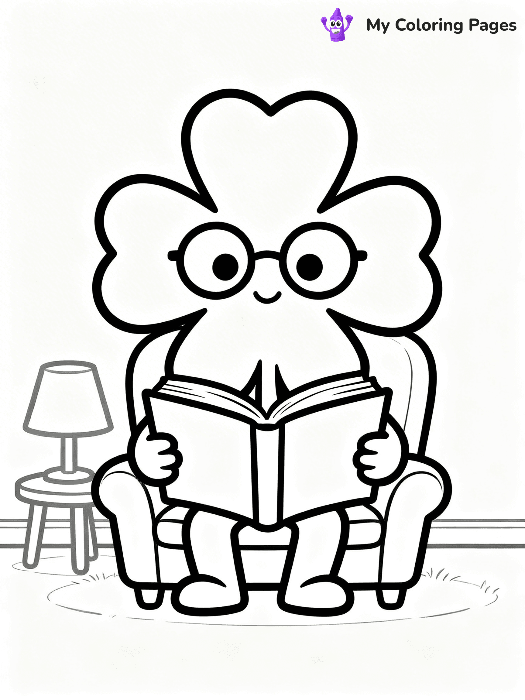Shamrock Coloring Pages - 37