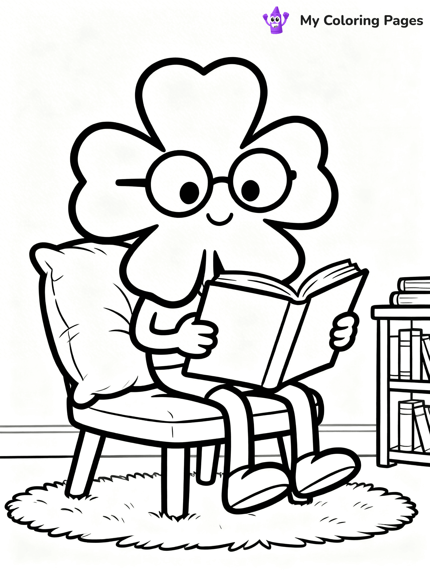 Shamrock Coloring Pages - 36