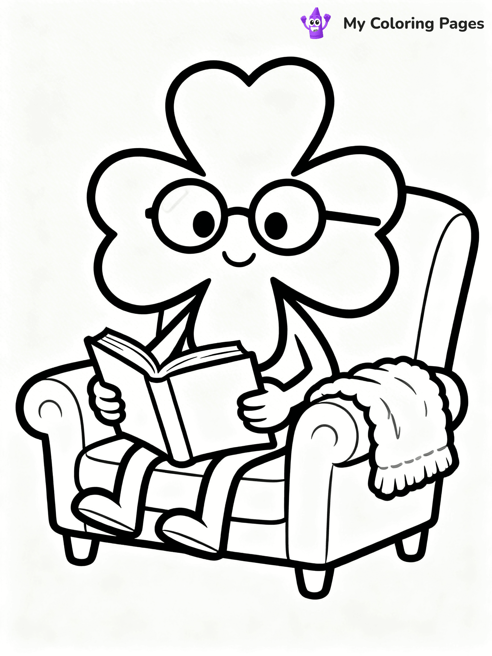 Shamrock Coloring Pages - 35