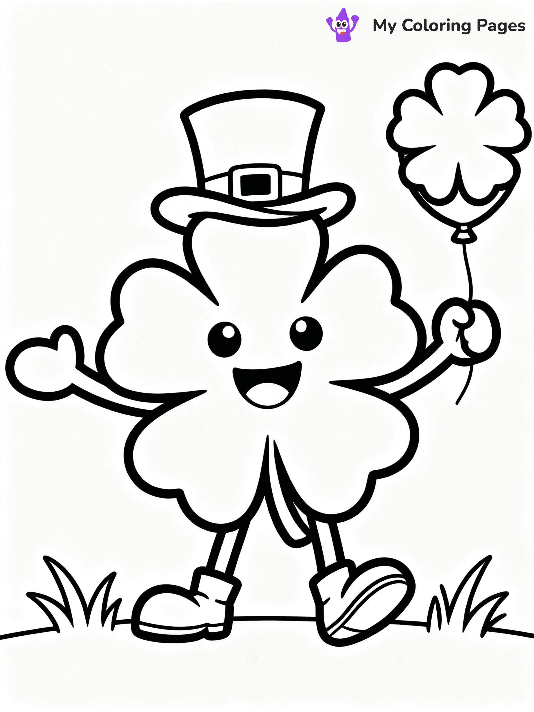 Shamrock Coloring Pages - 31