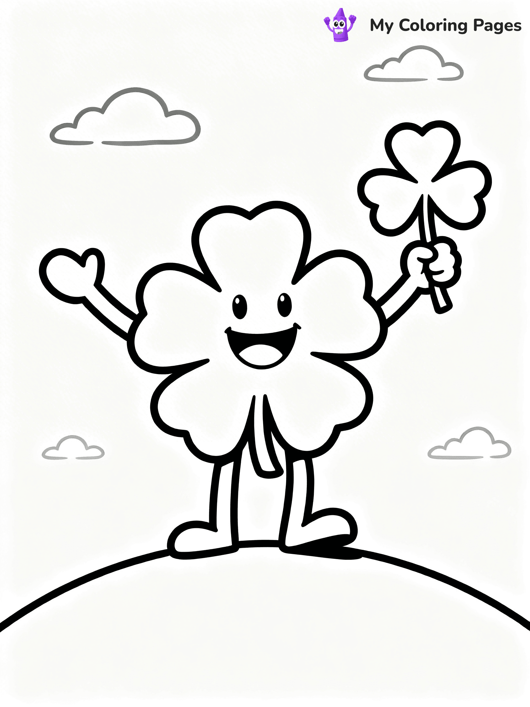 Shamrock Coloring Pages - 30