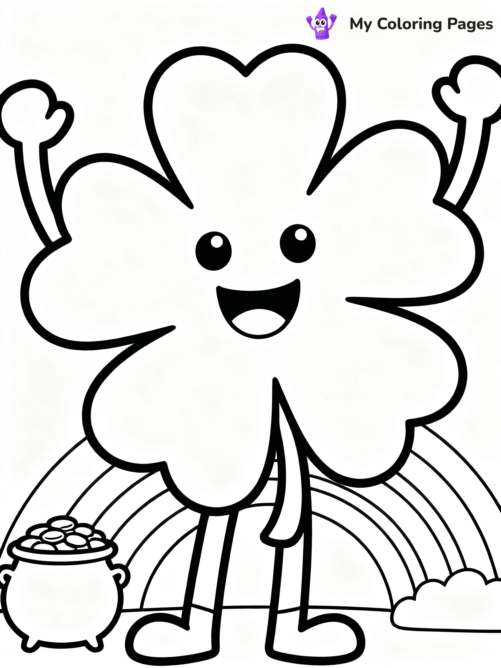 Shamrock Coloring Pages - 29