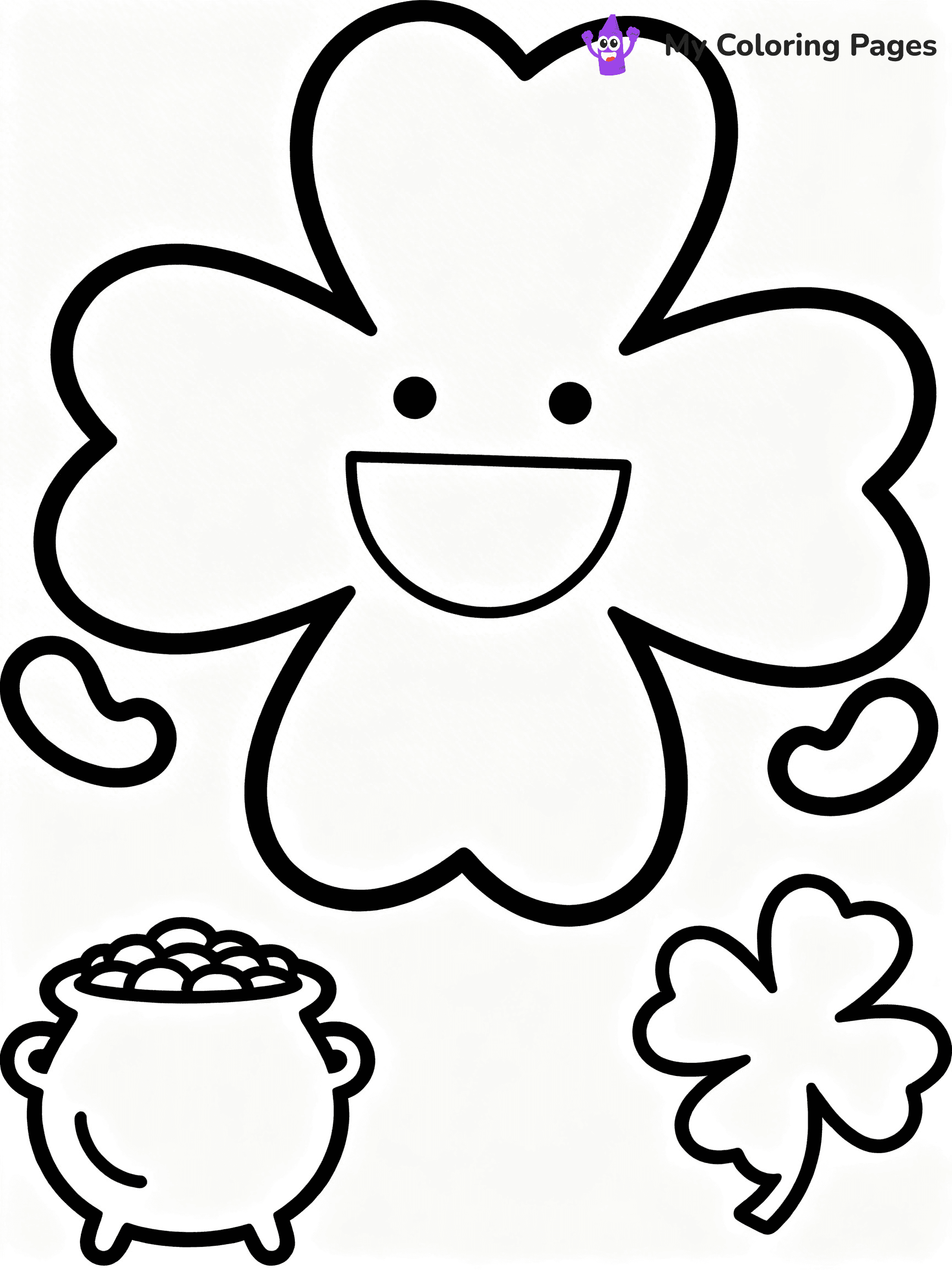Shamrock Coloring Pages - 27