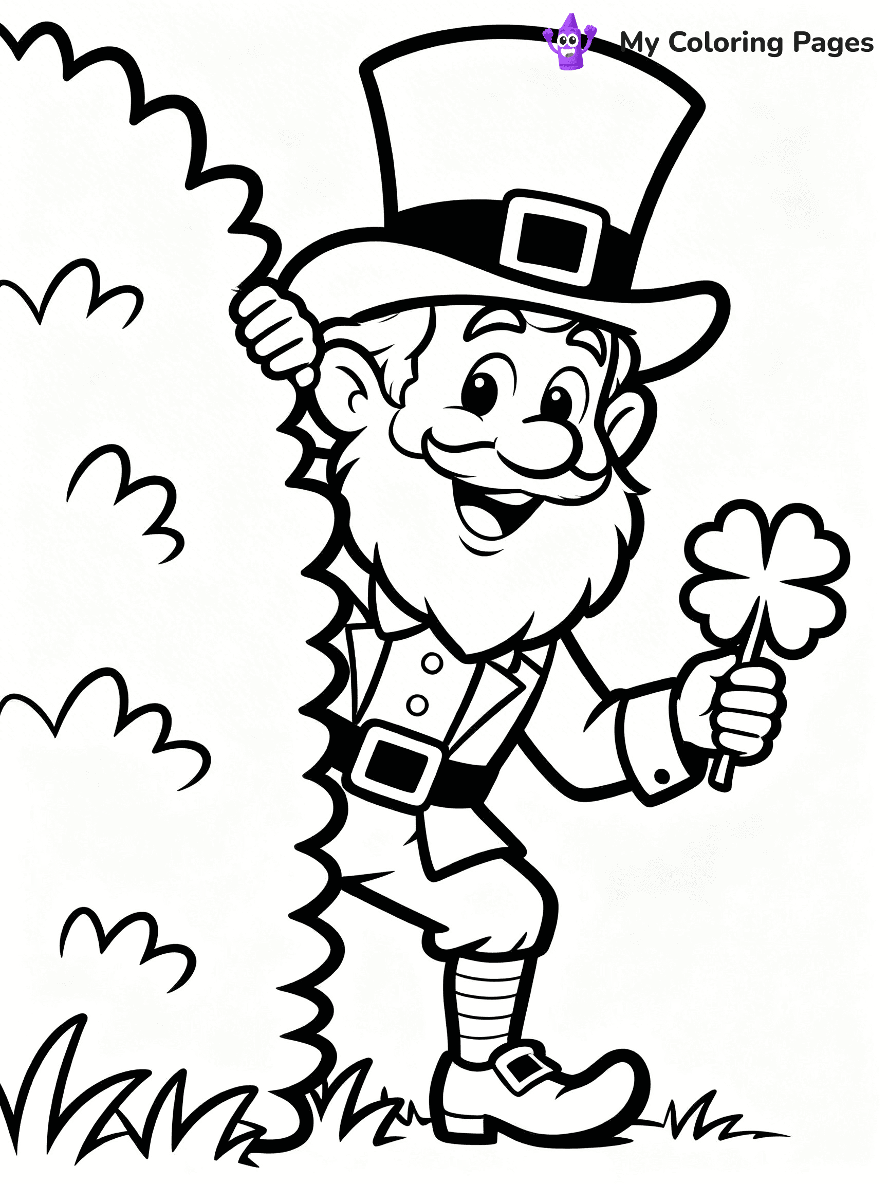 Shamrock Coloring Pages - 26