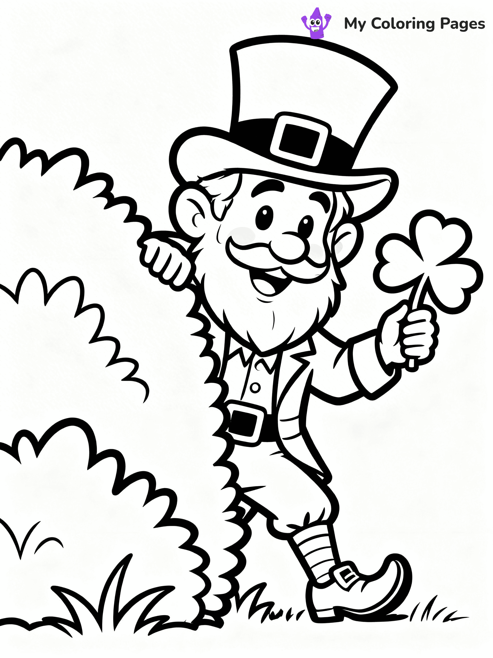 Shamrock Coloring Pages - 25
