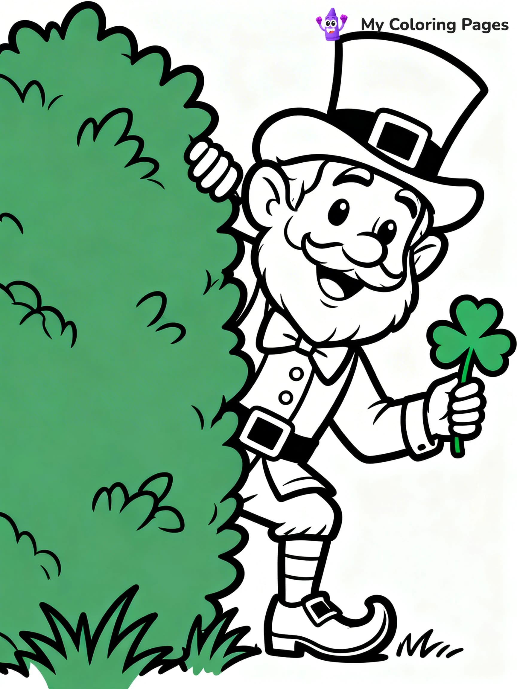 Shamrock Coloring Pages - 24