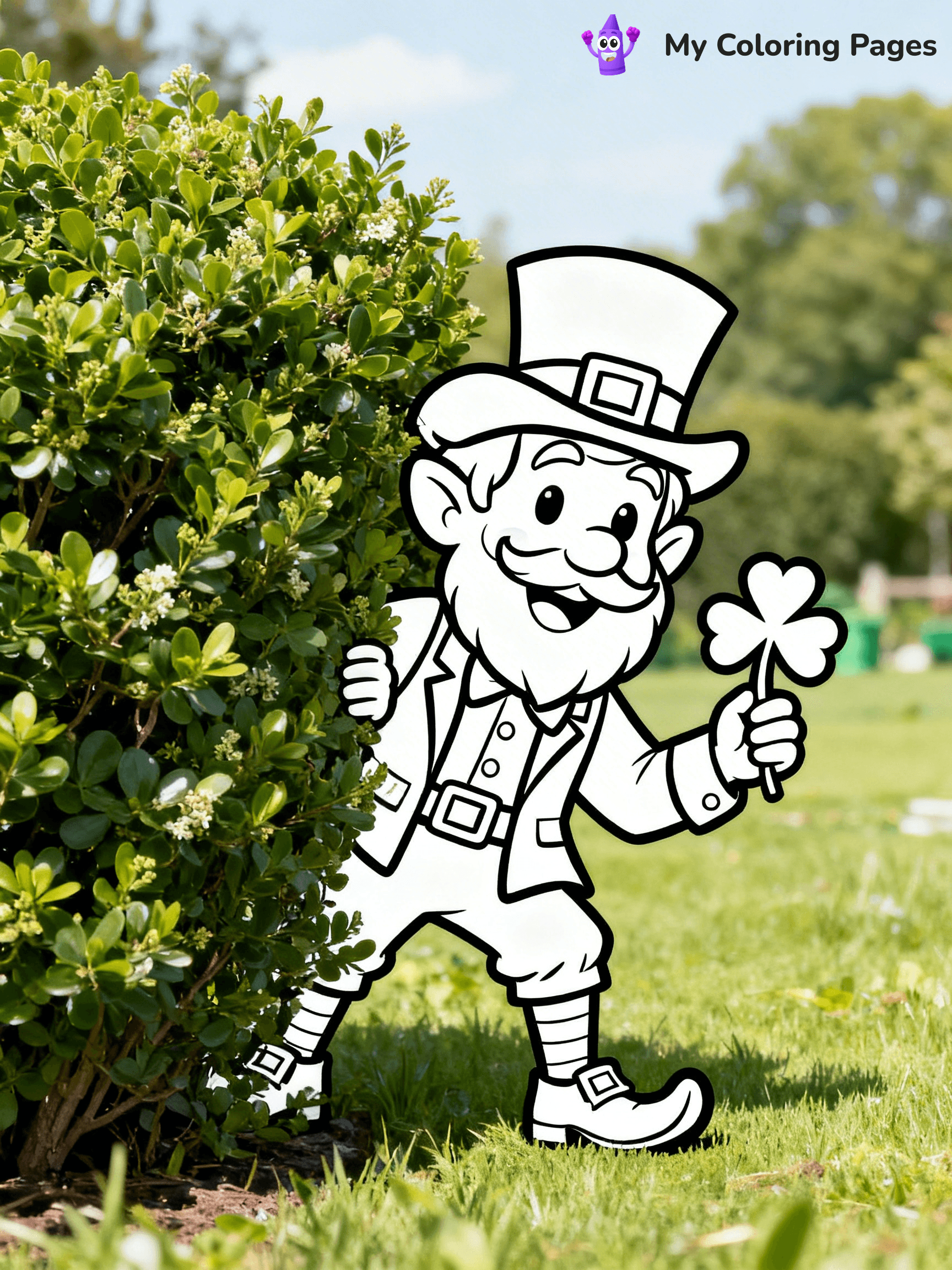 Shamrock Coloring Pages - 23