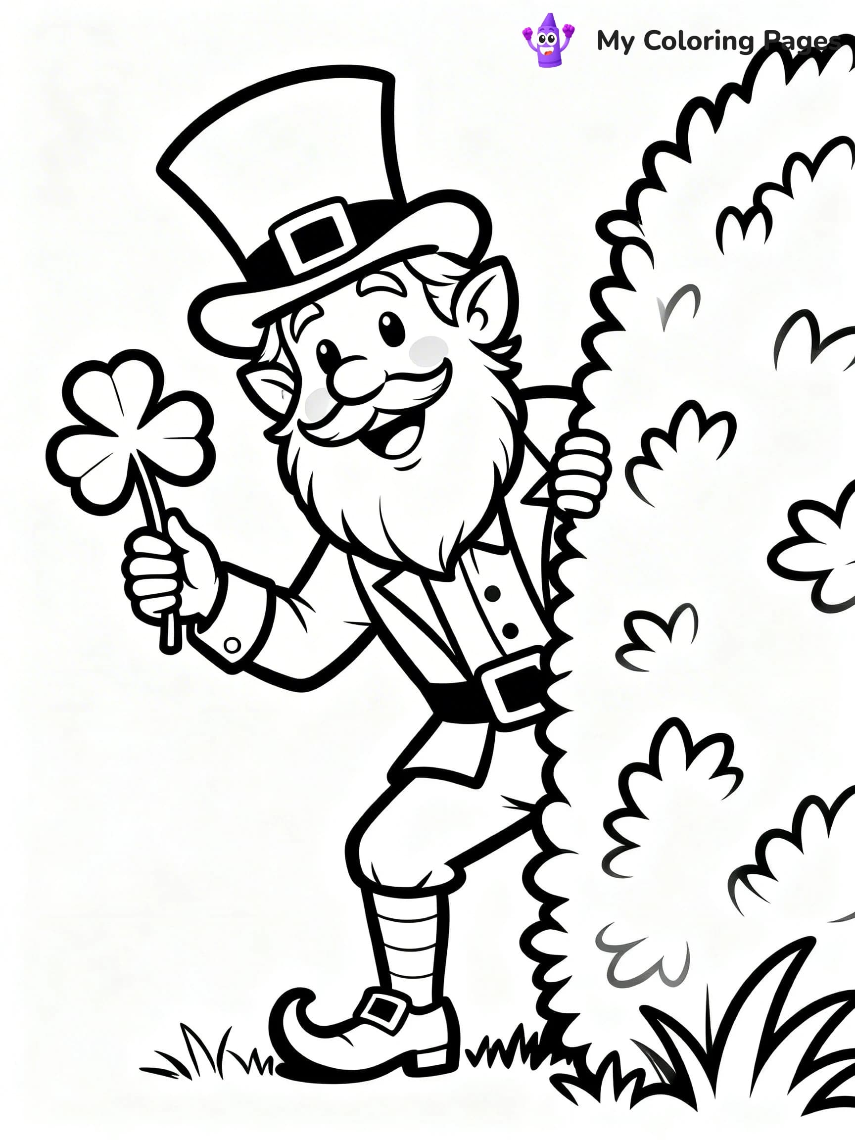 Shamrock Coloring Pages - 21