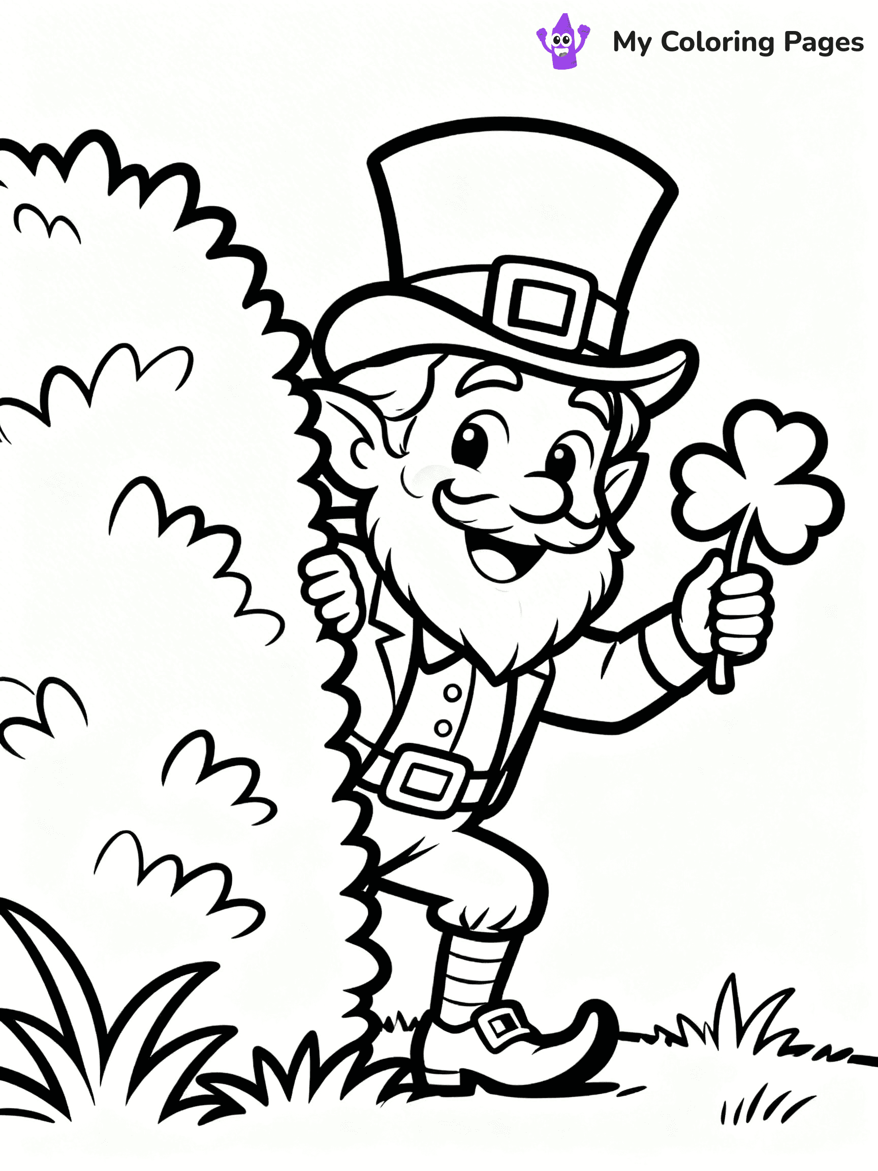Shamrock Coloring Pages - 20