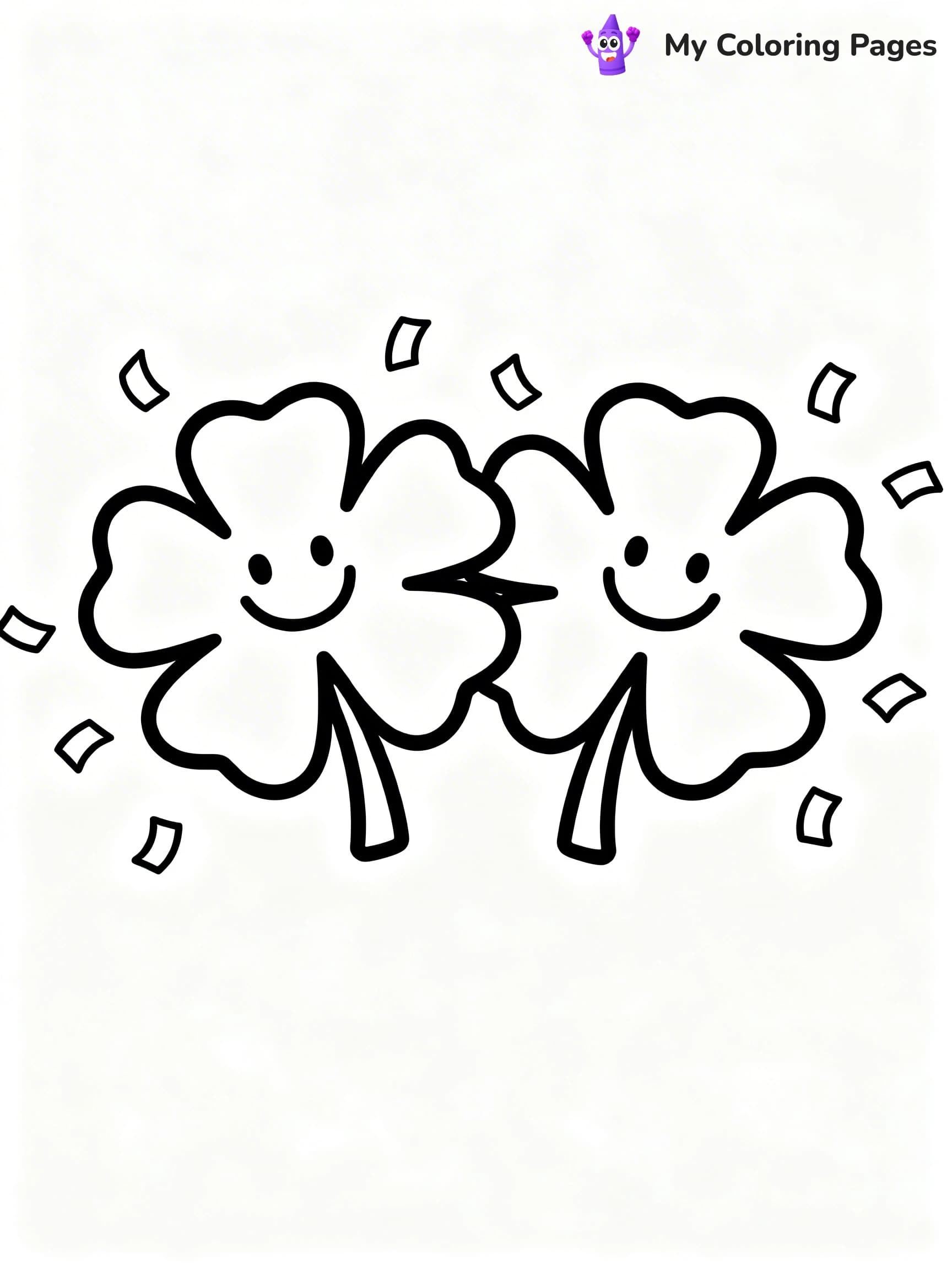 Shamrock Coloring Pages - 5