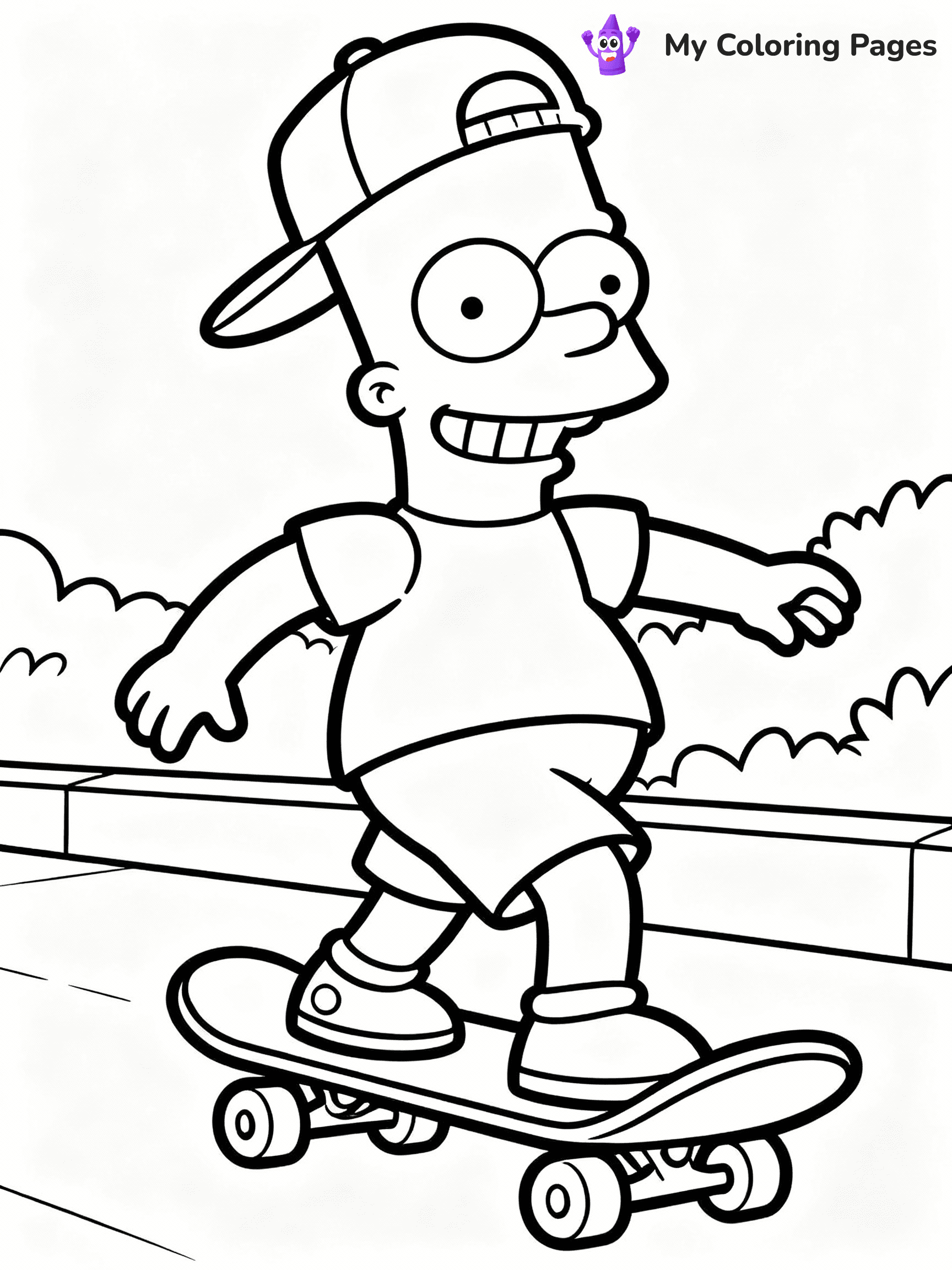 Cartoon Coloring Pages - 28