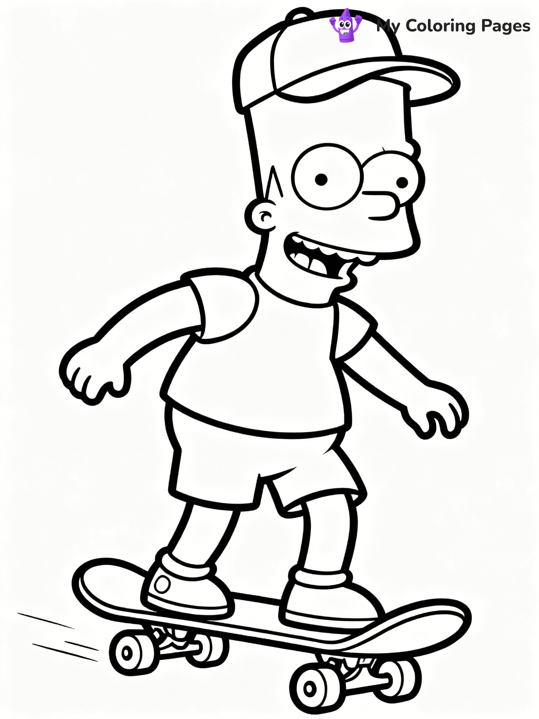 Cartoon Coloring Pages - 25