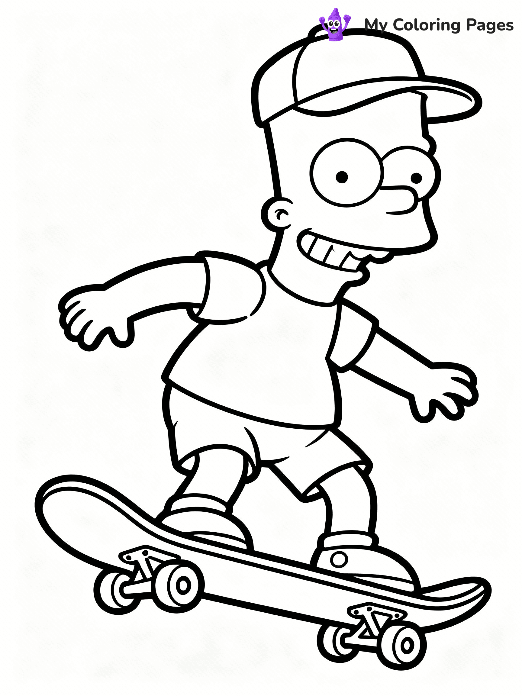 Cartoon Coloring Pages - 24