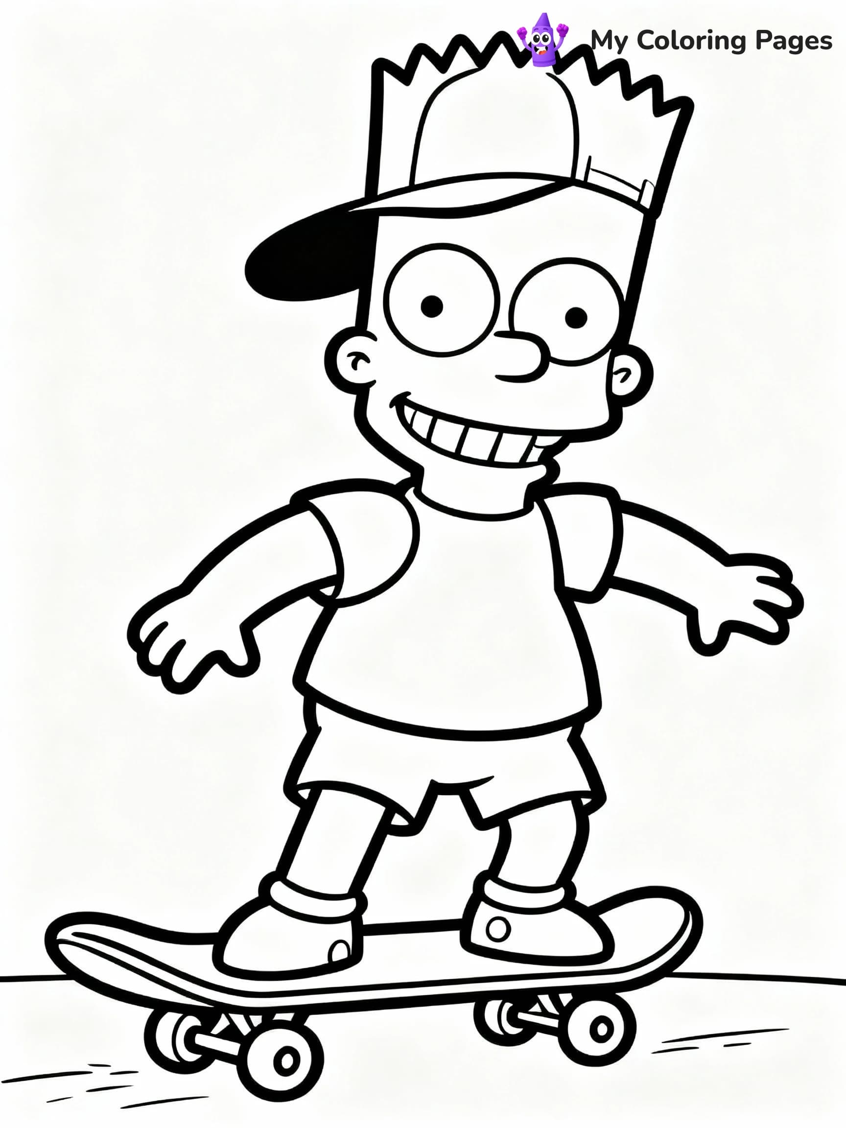 Cartoon Coloring Pages - 23
