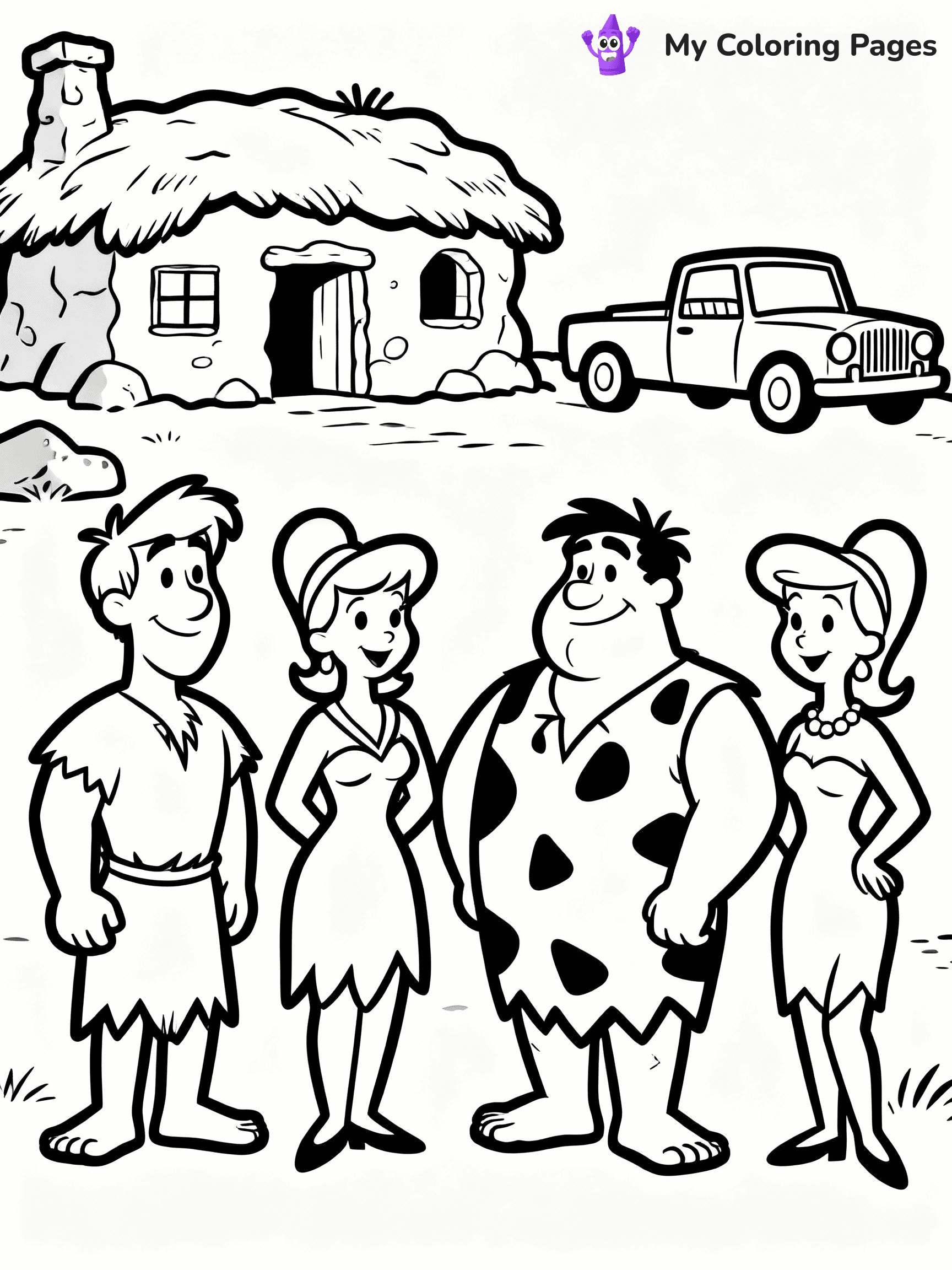 Cartoon Coloring Pages - 8