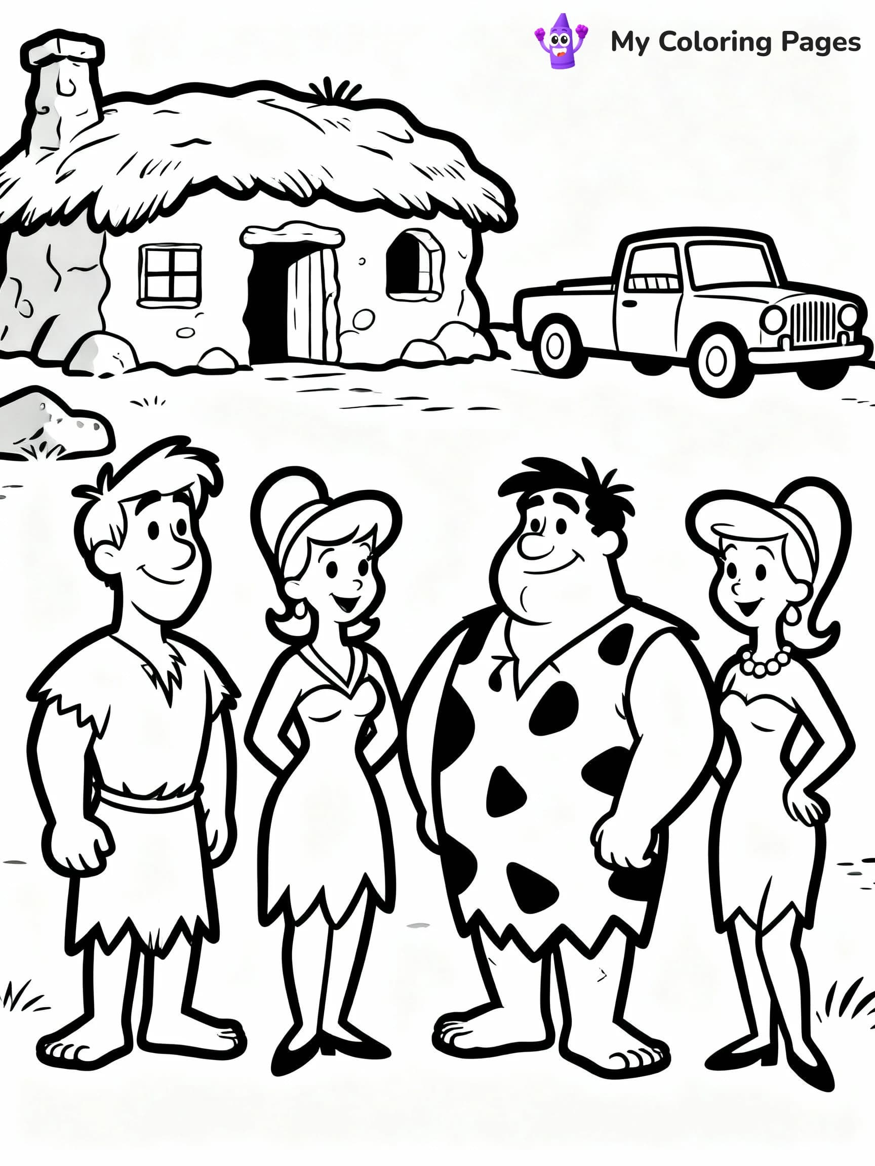 Cartoon Coloring Pages - 8