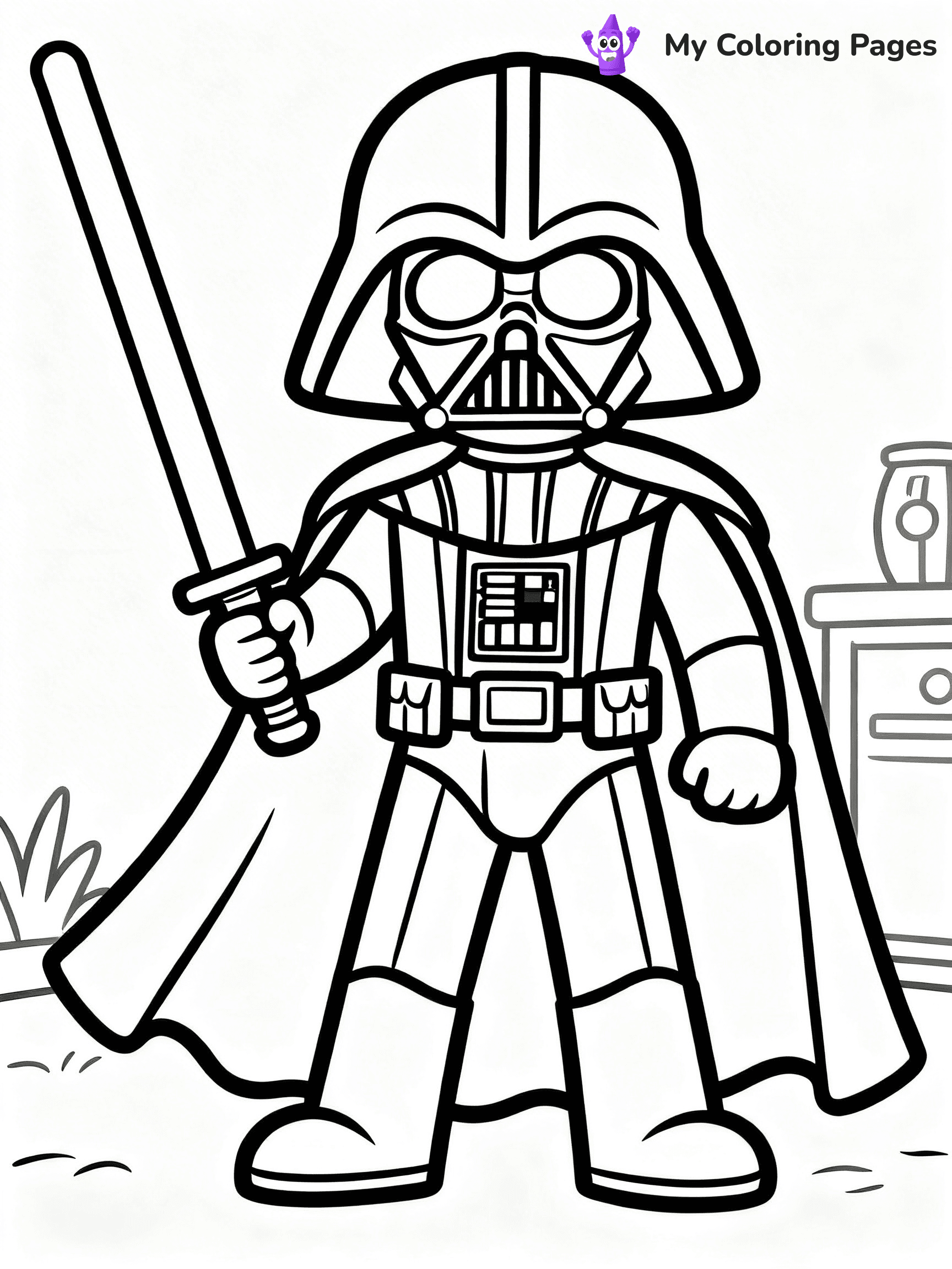 Luke Skywalker Coloring Pages - 24