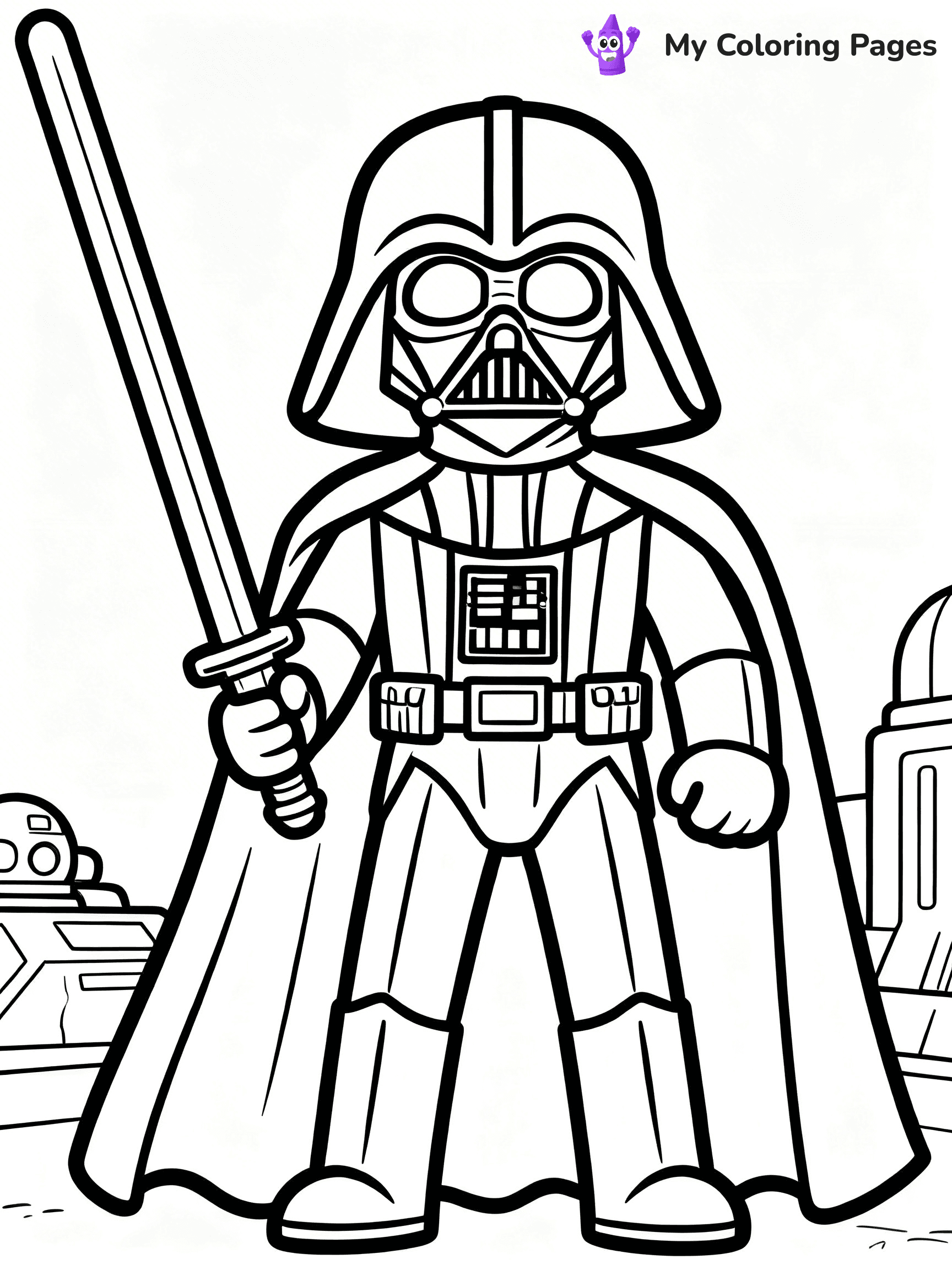 Luke Skywalker Coloring Pages - 23