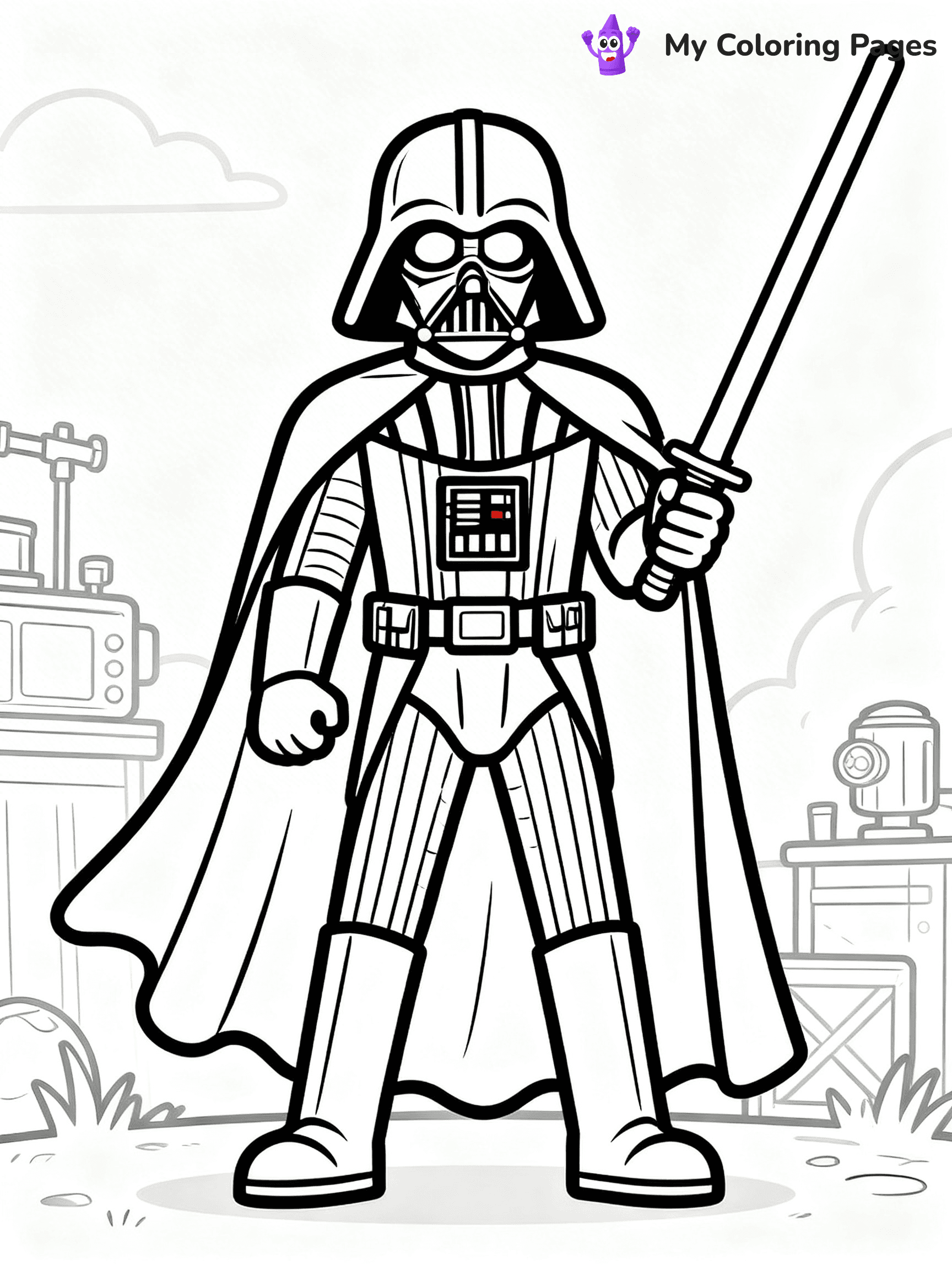 Luke Skywalker Coloring Pages - 22