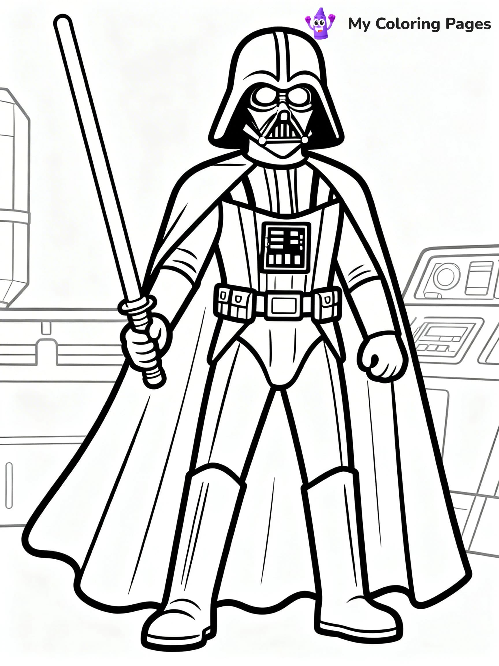 Luke Skywalker Coloring Pages - 21