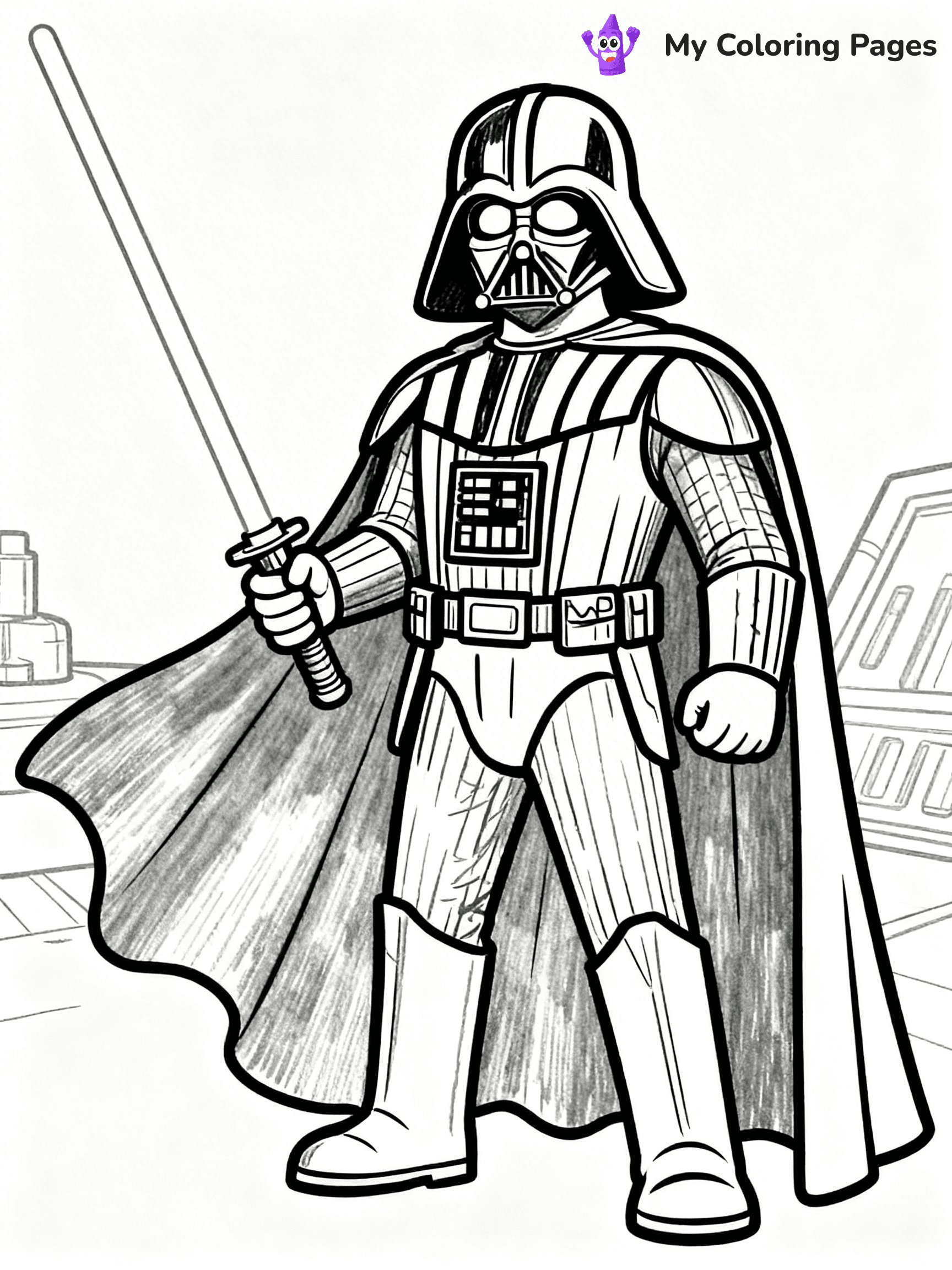 Luke Skywalker Coloring Pages - 19