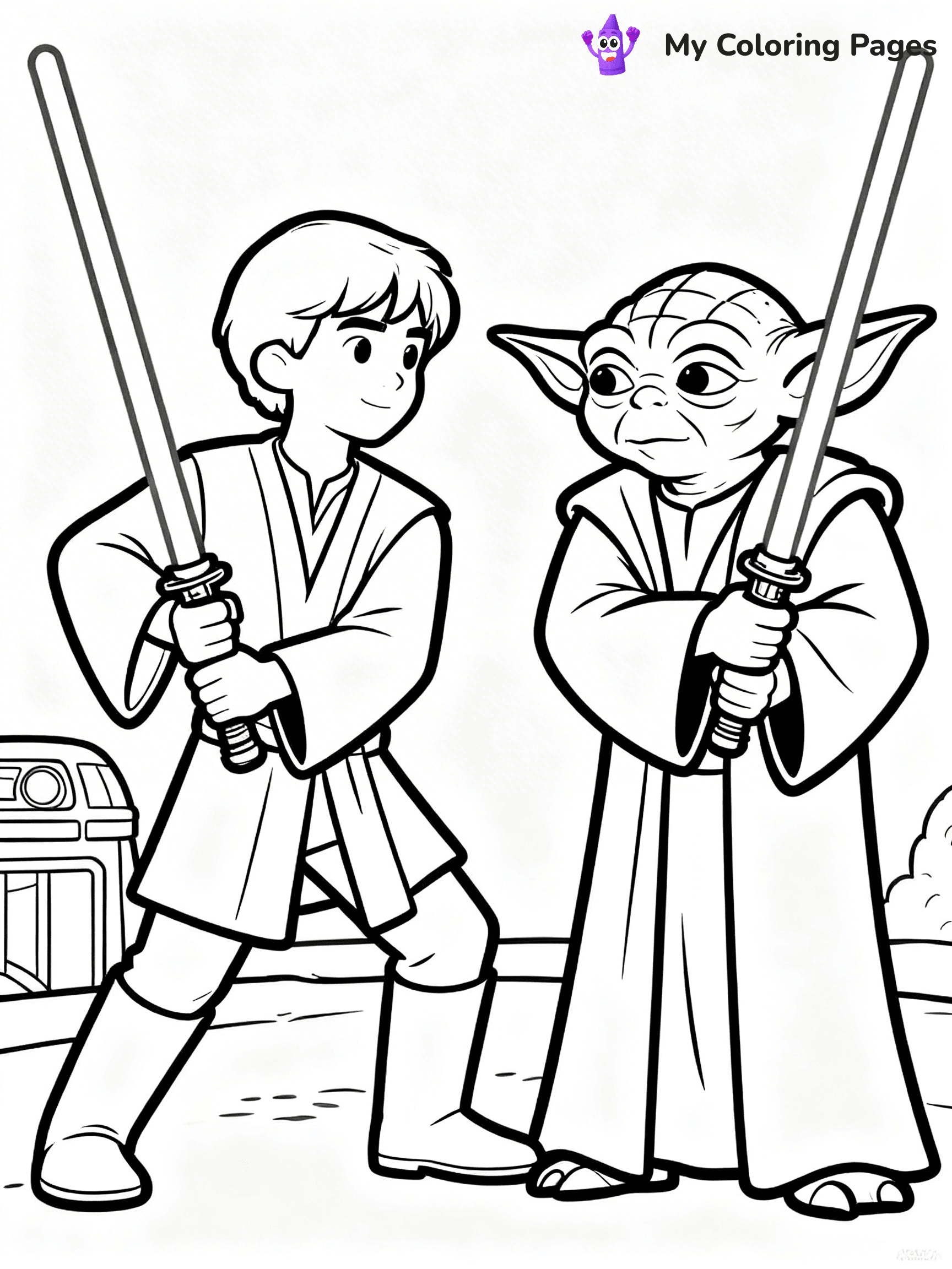 Luke Skywalker Coloring Pages - 18