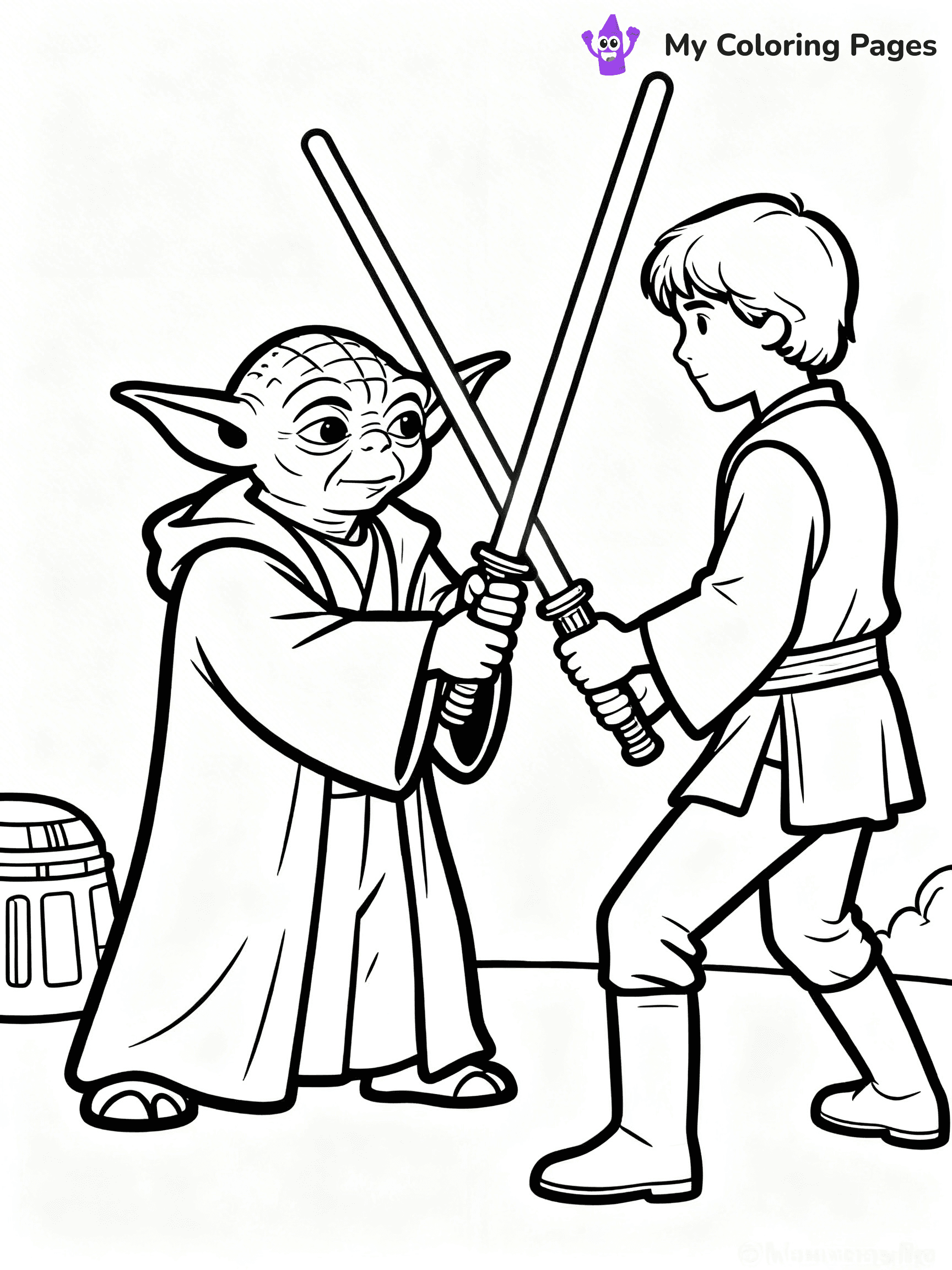 Luke Skywalker Coloring Pages - 17