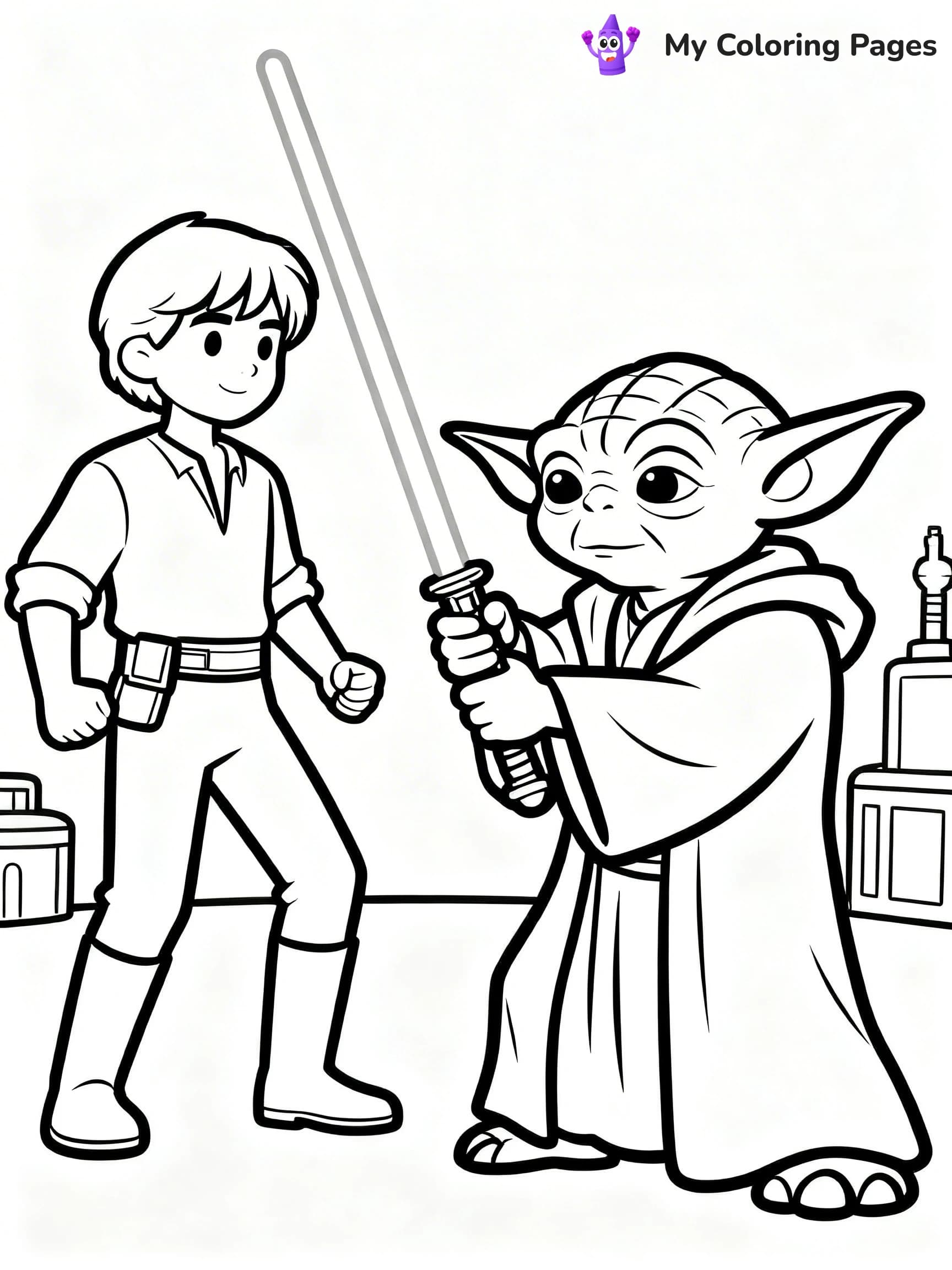 Luke Skywalker Coloring Pages - 15