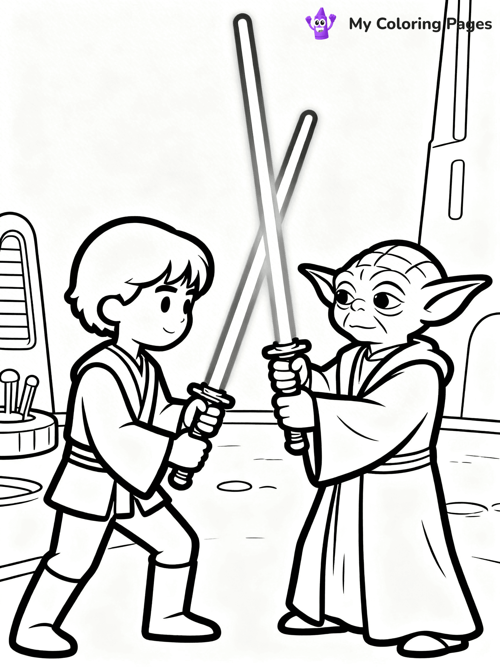 Luke Skywalker Coloring Pages - 14