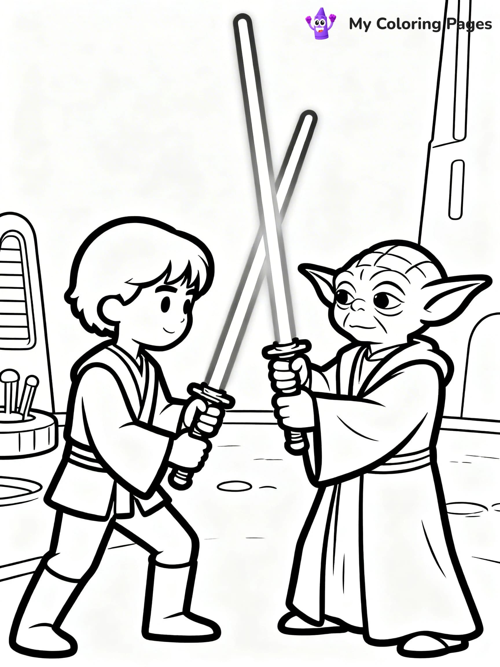 Luke Skywalker Coloring Pages - 14