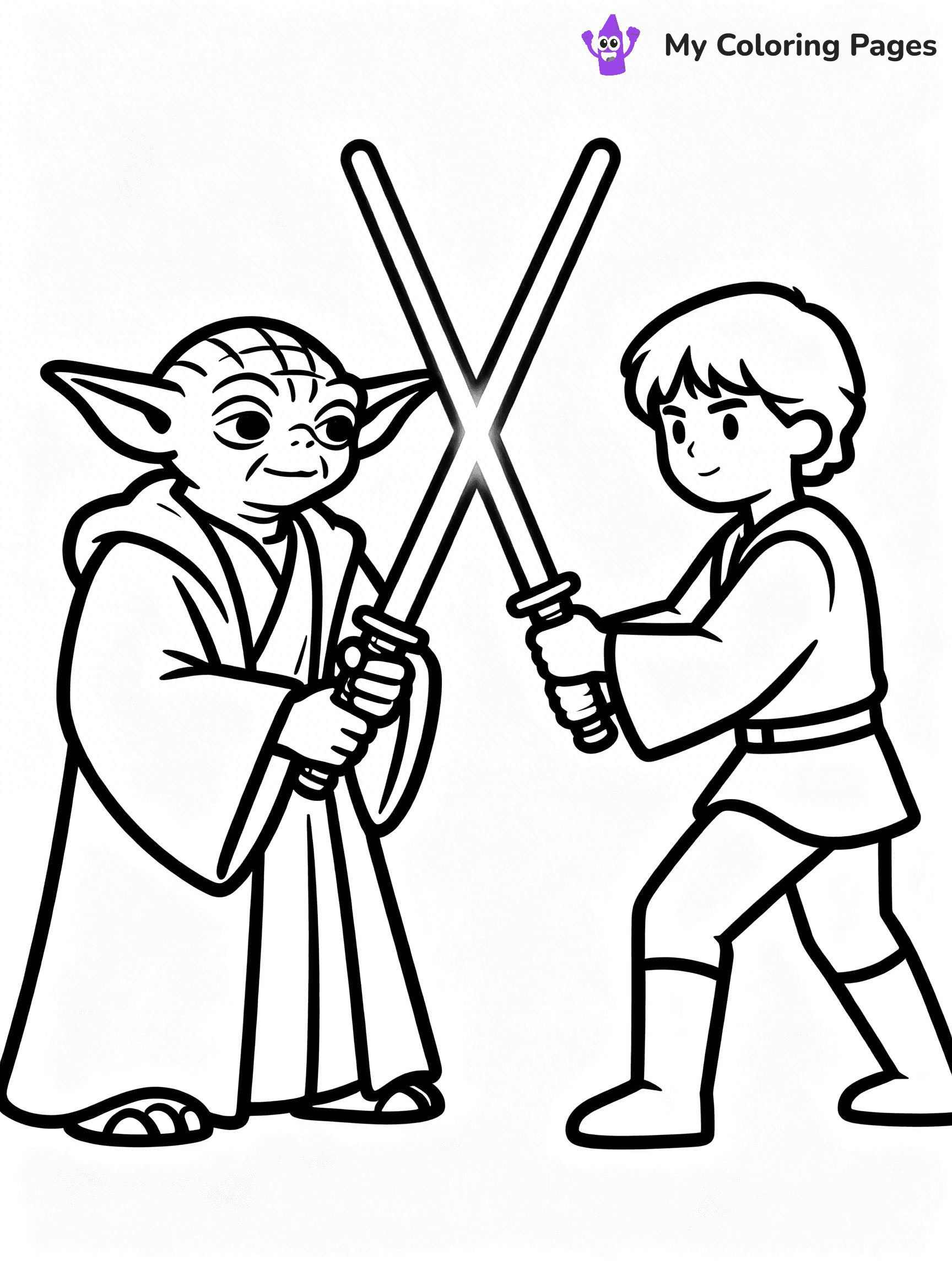 Luke Skywalker Coloring Pages - 13
