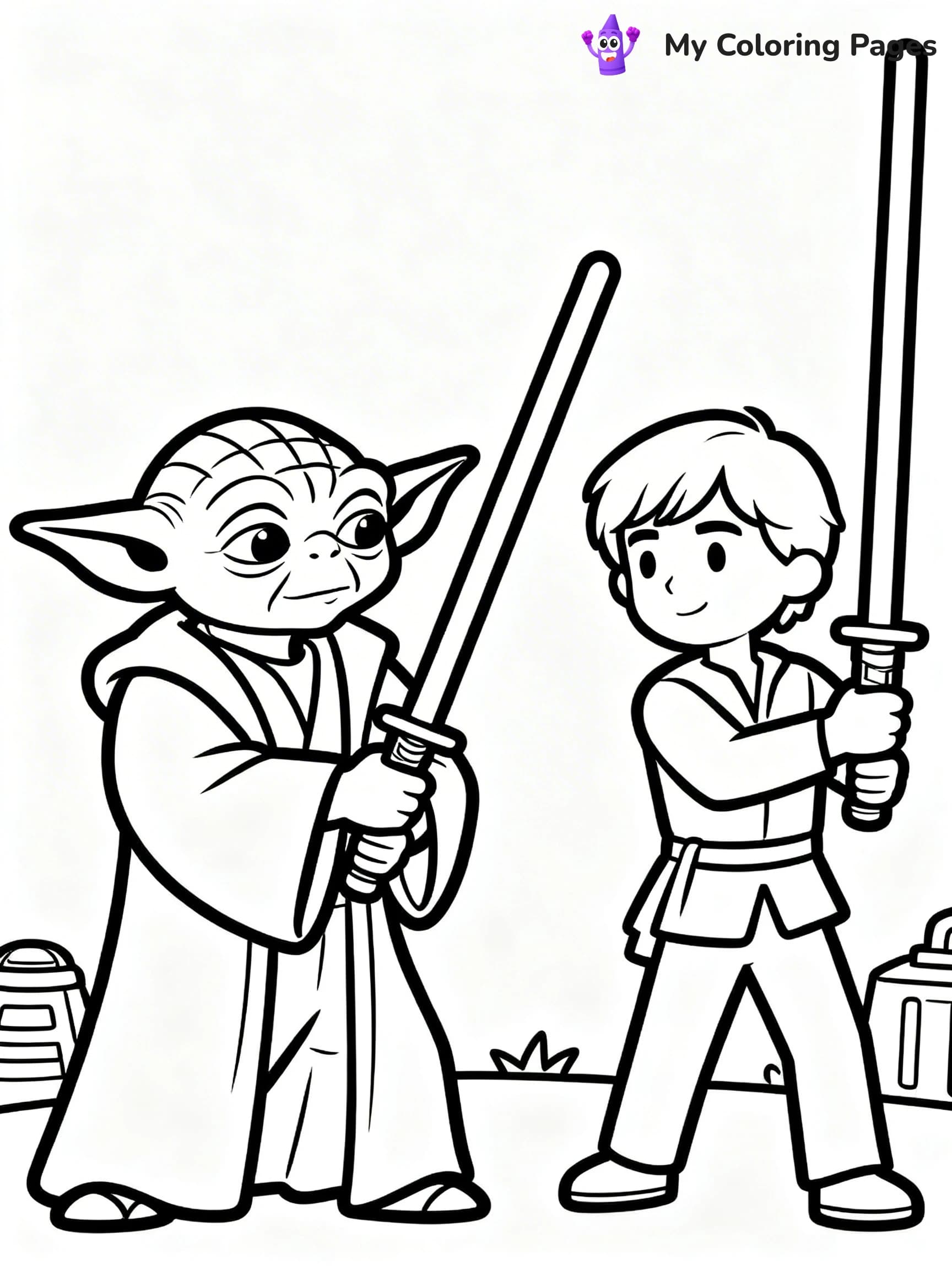 Luke Skywalker Coloring Pages - 12