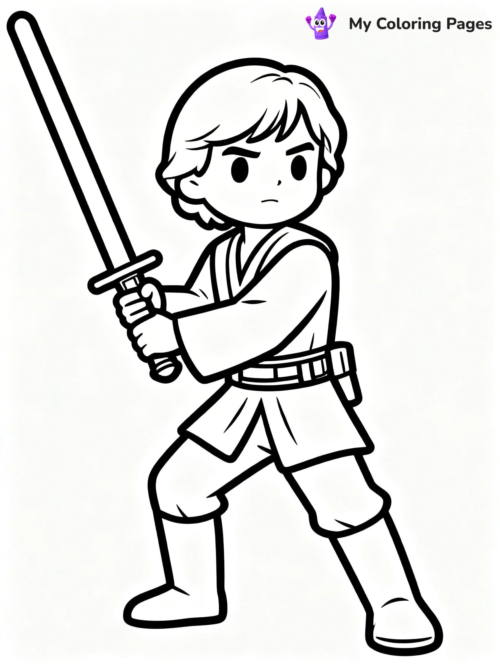 Luke Skywalker Coloring Pages - 10